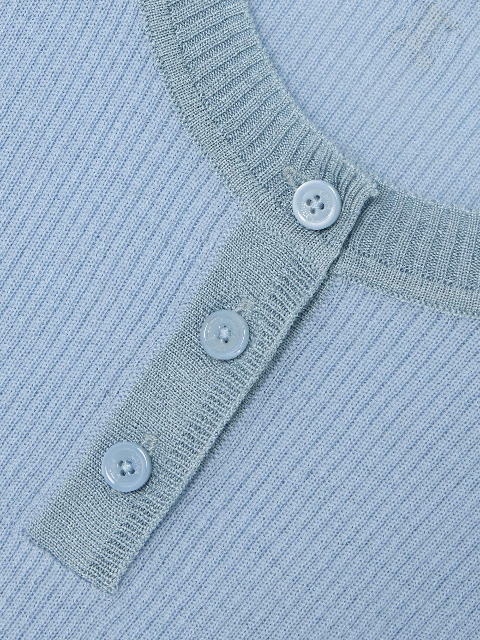 Ribbed wool tank view