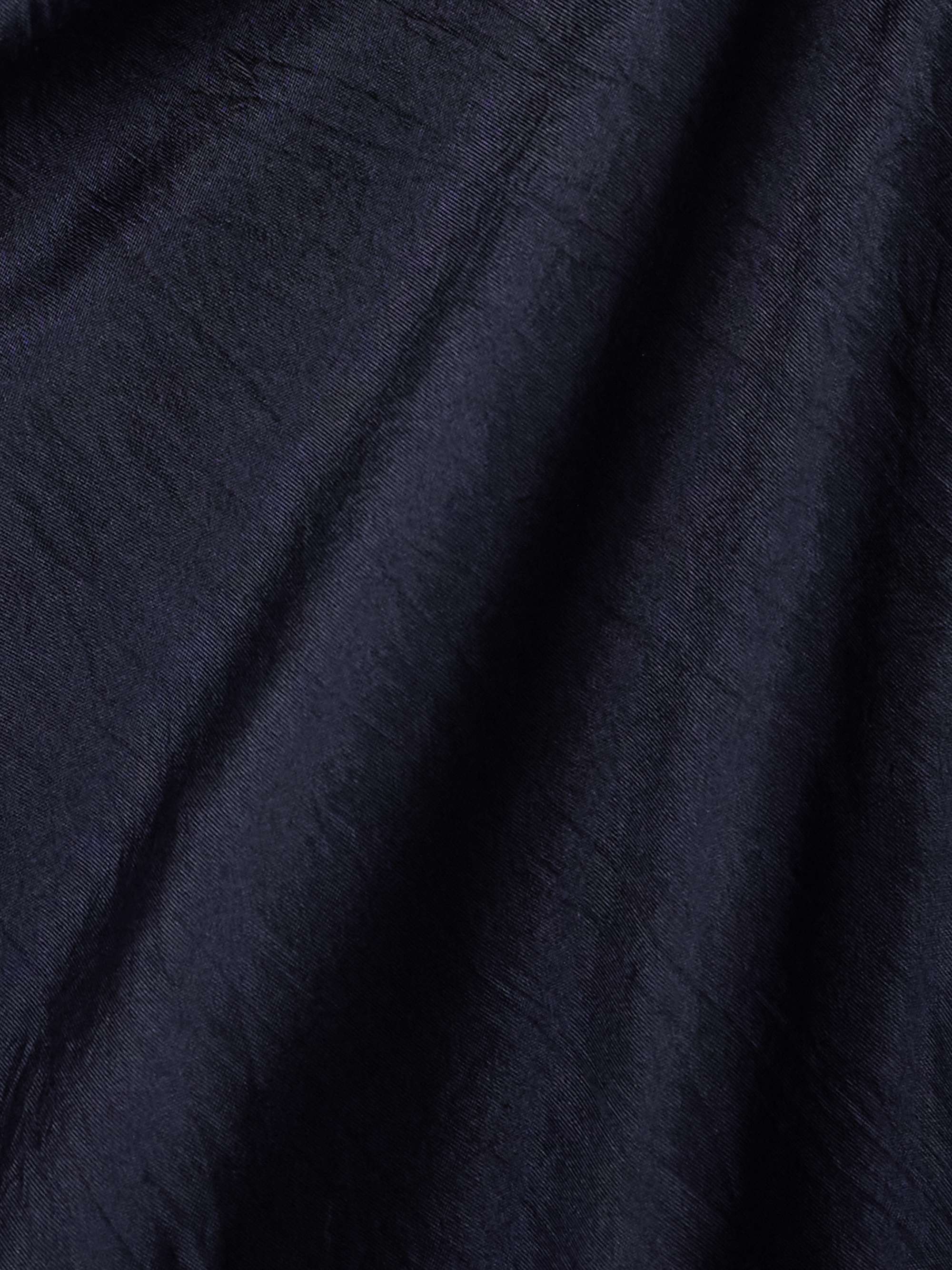Lisa crinkled silk-habotai maxi dress view