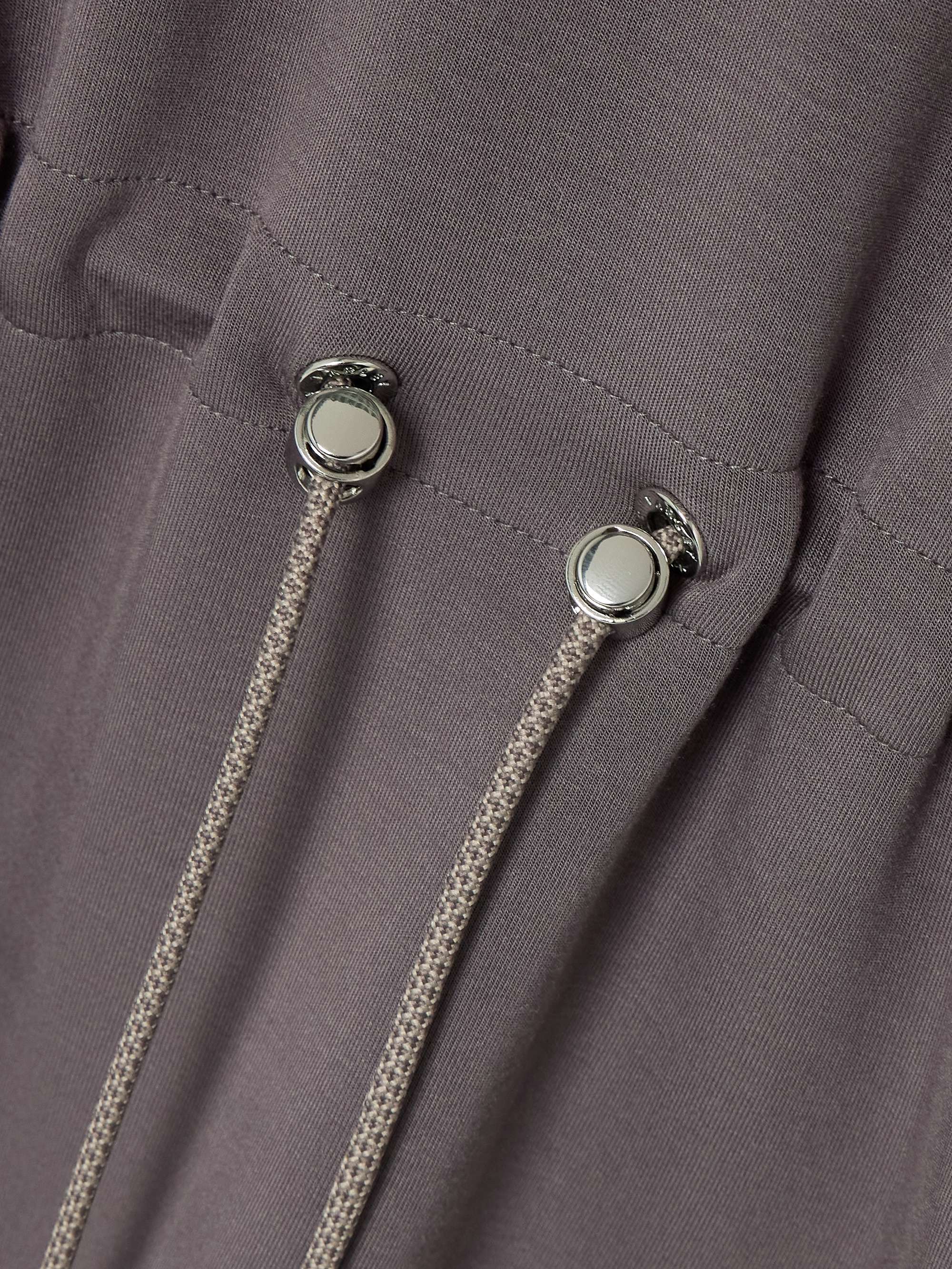 Suffolk ribbed-knit and DoubleSoft® jersey turtleneck sweatshirt view