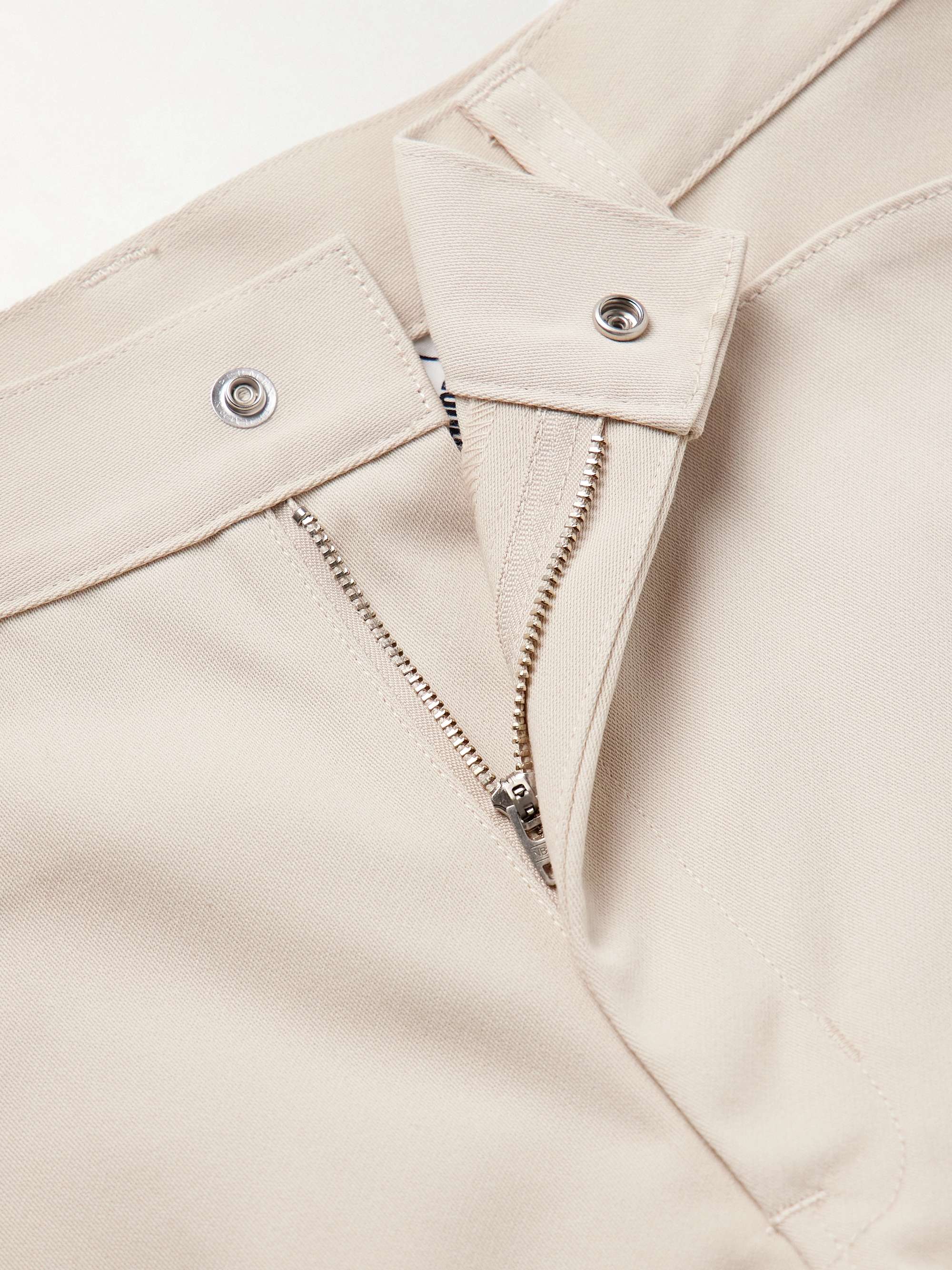 WP Straight-Leg Cropped Twill Trousers view