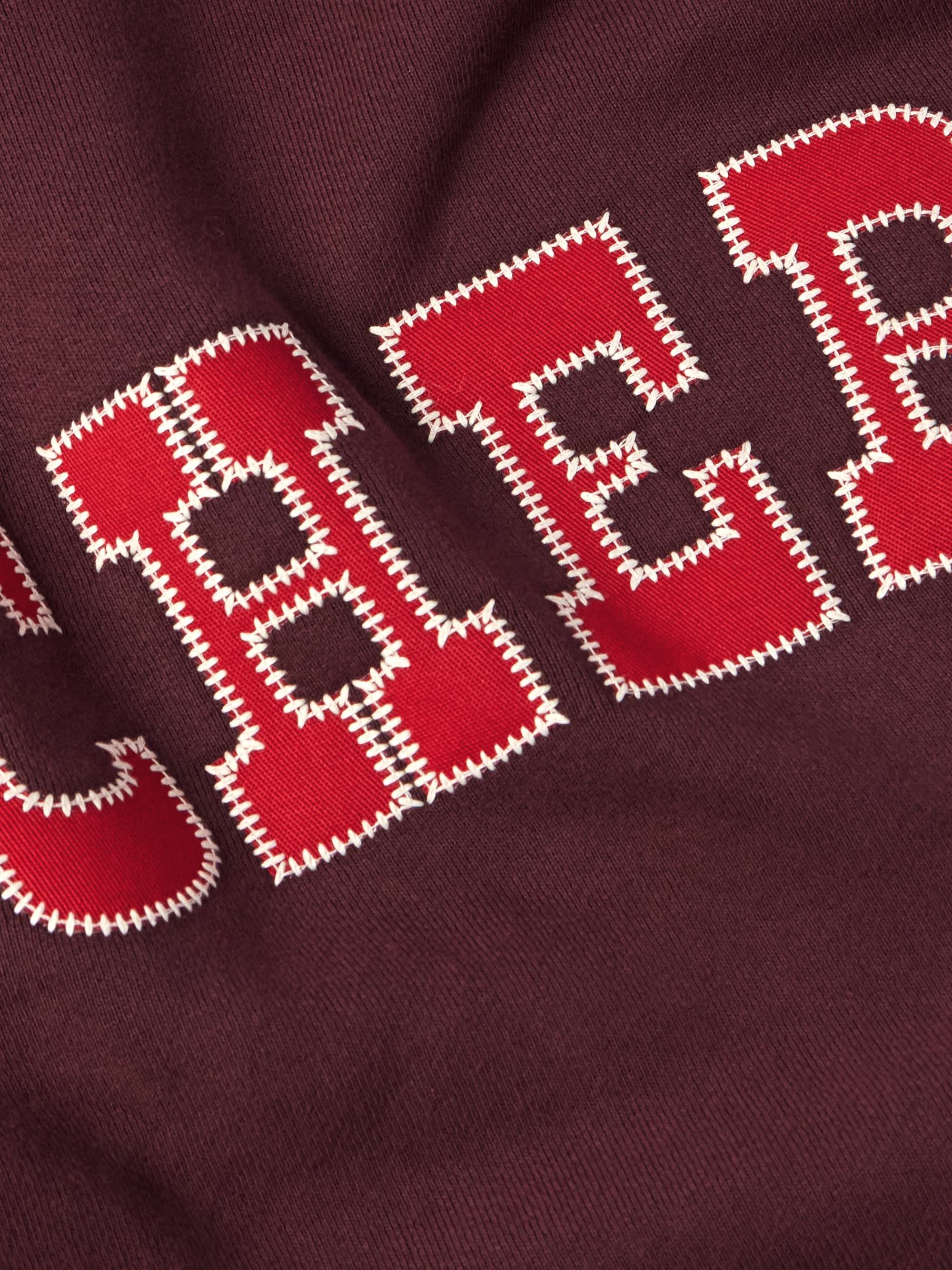 Vintage Athletic Logo-Appliquéd Garment-Dyed Cotton-Jersey Sweatshirt view
