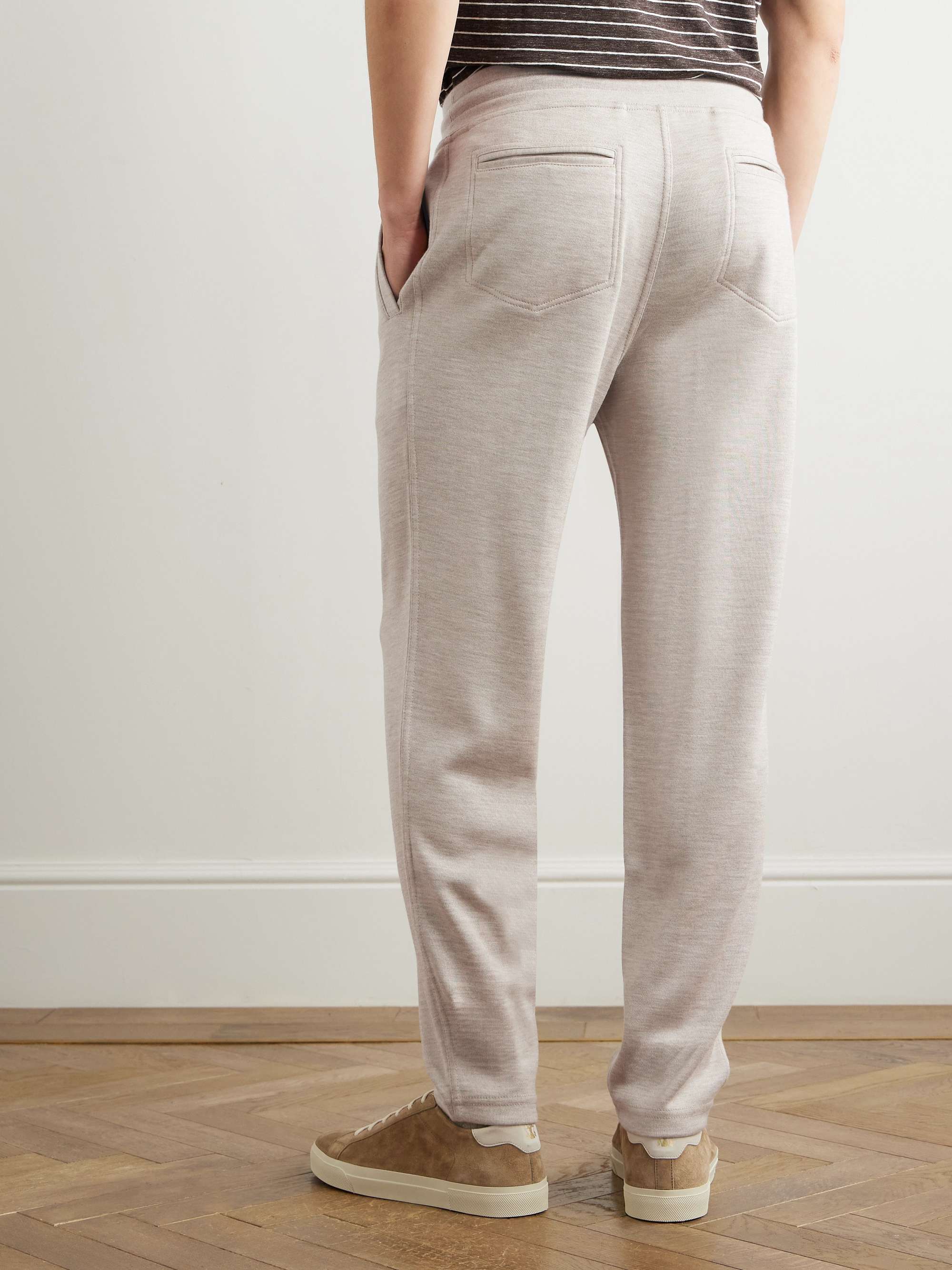 Tapered Cashmere-Blend Jersey Sweatpants view
