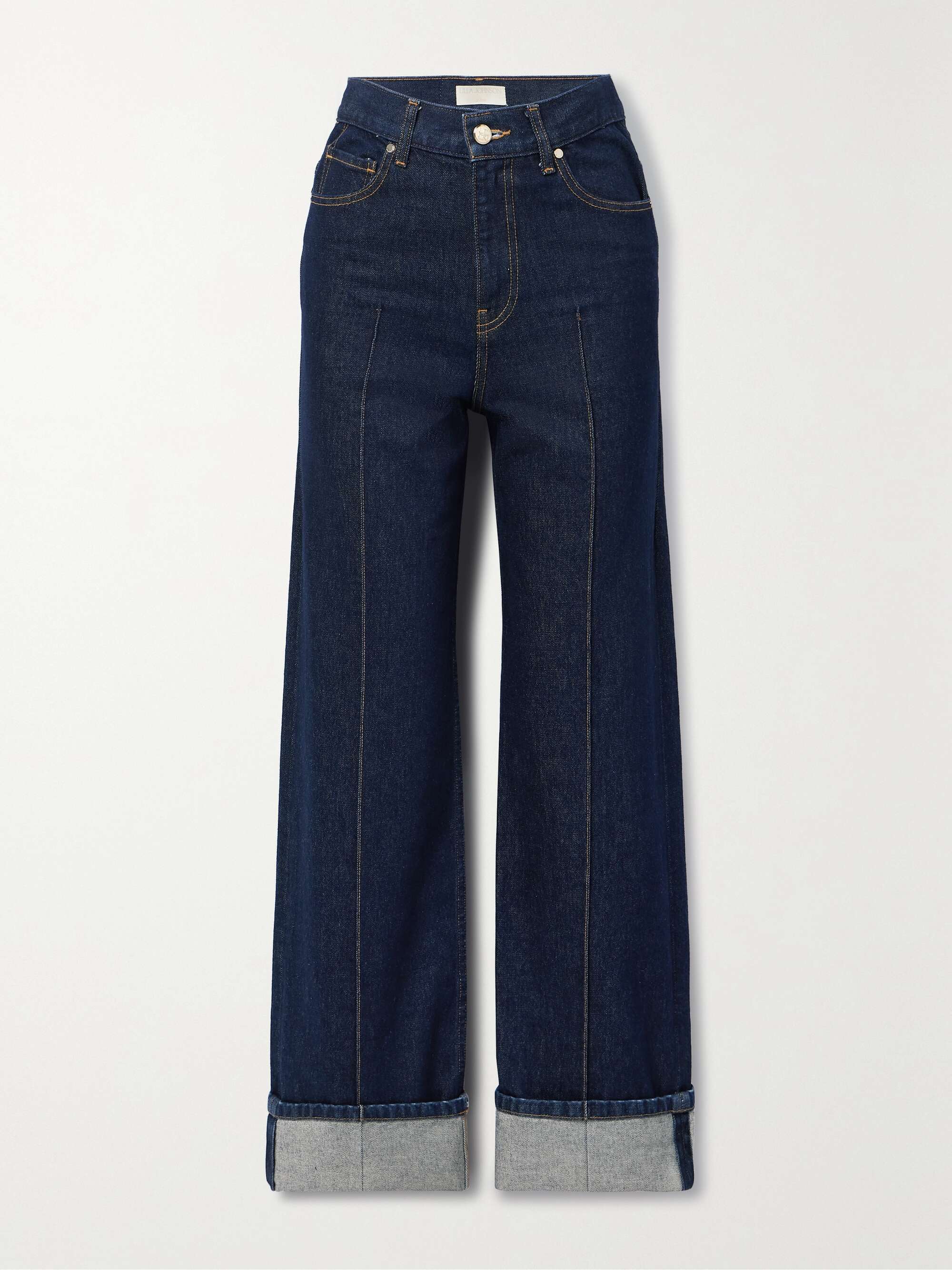 The Genevieve high-rise wide-leg jeans hero visual