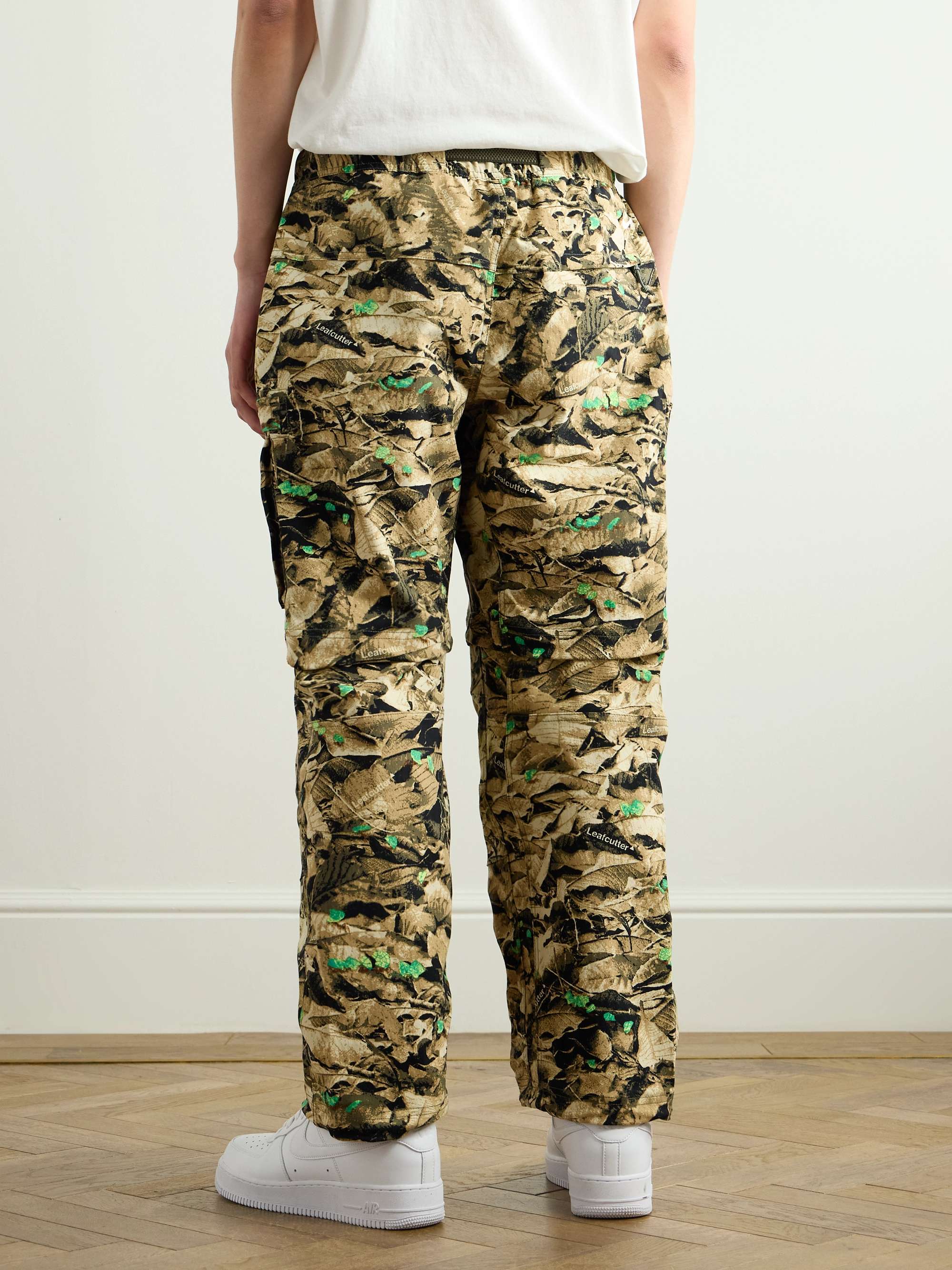 ACG Smith Summit Straight-Leg Convertible Camouflage-Print Belted Canvas Cargo Trousers view