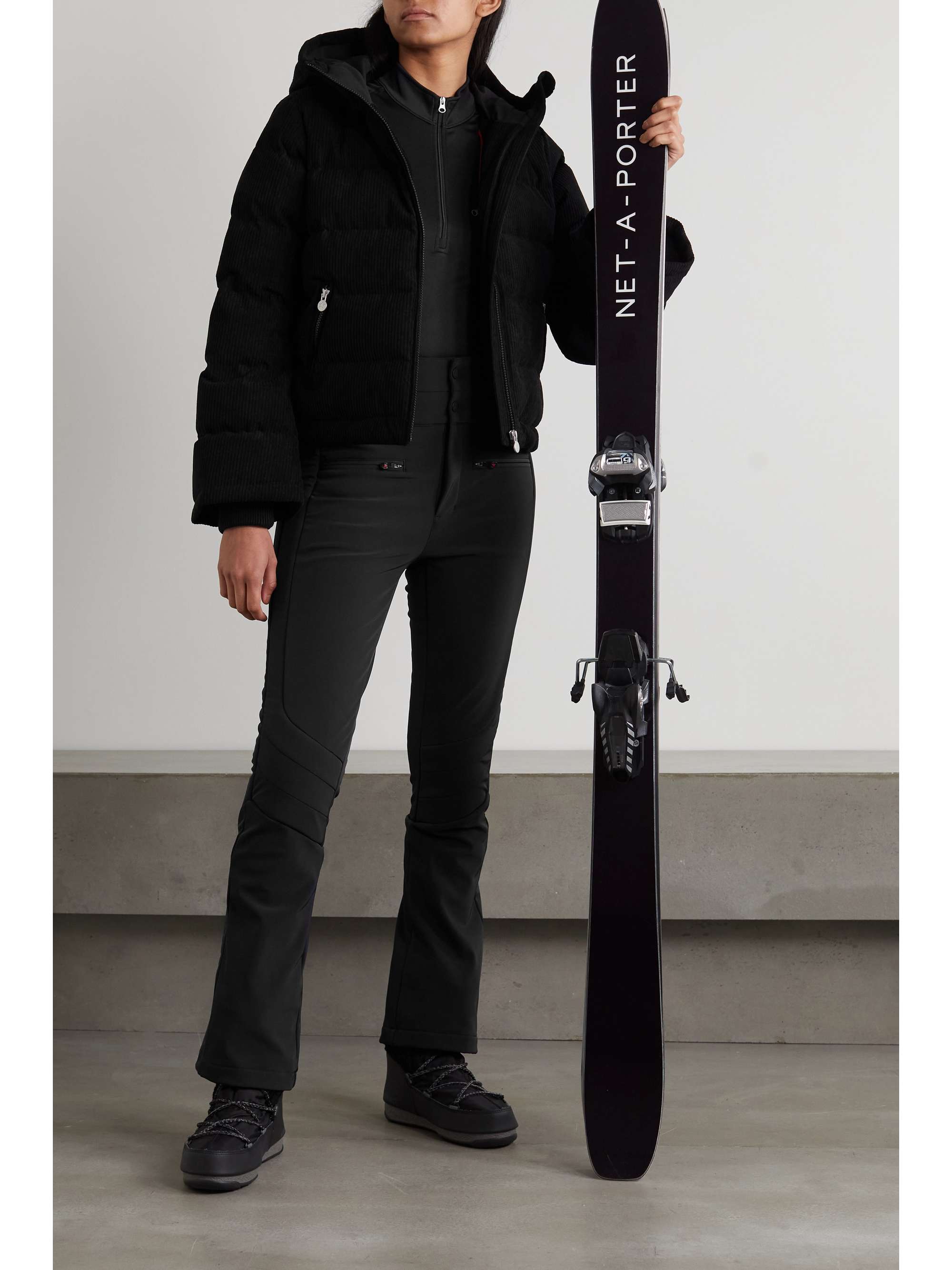 Aurora high-rise flared ski pants view