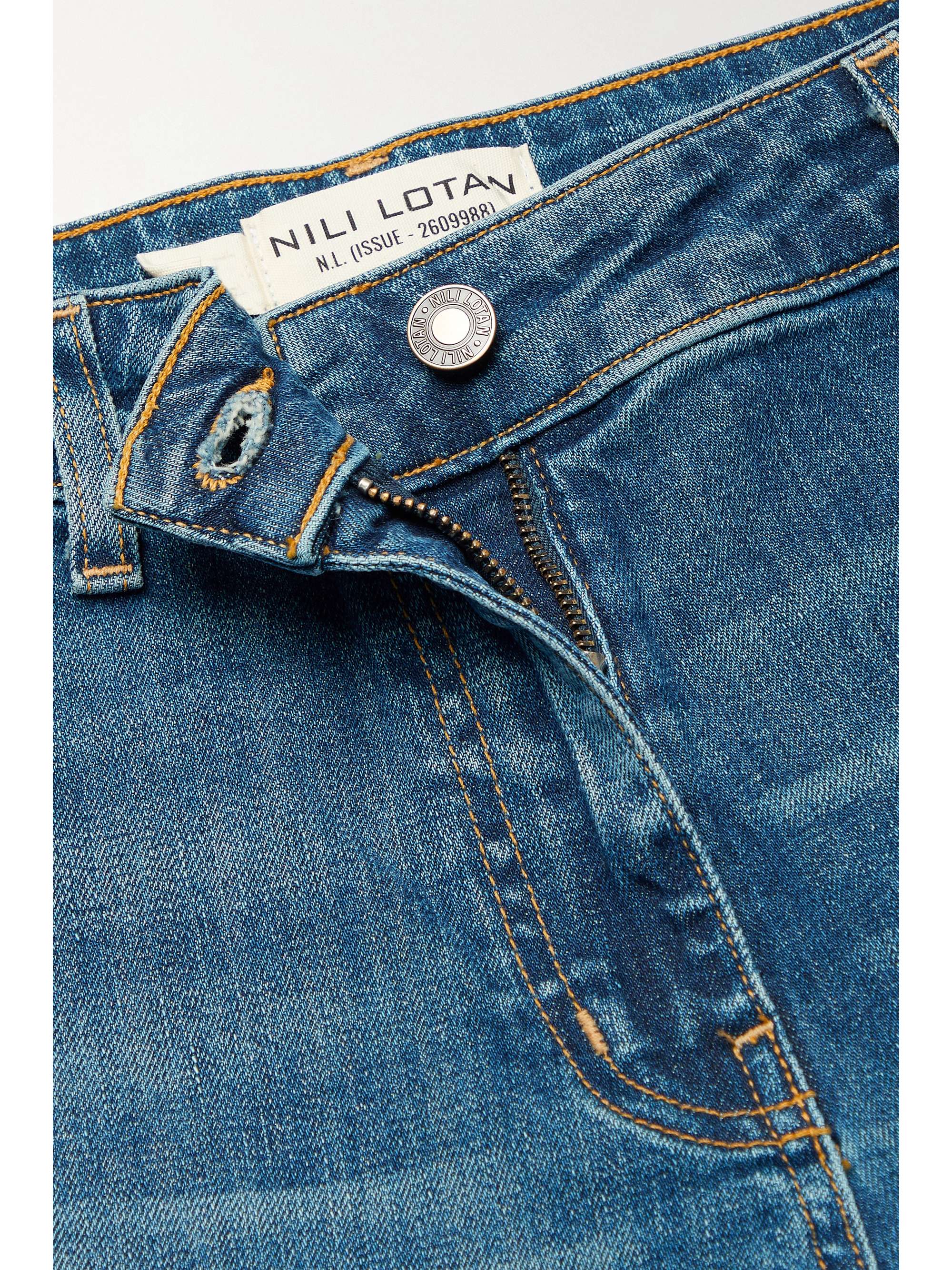 Megan high-rise wide-leg jeans view