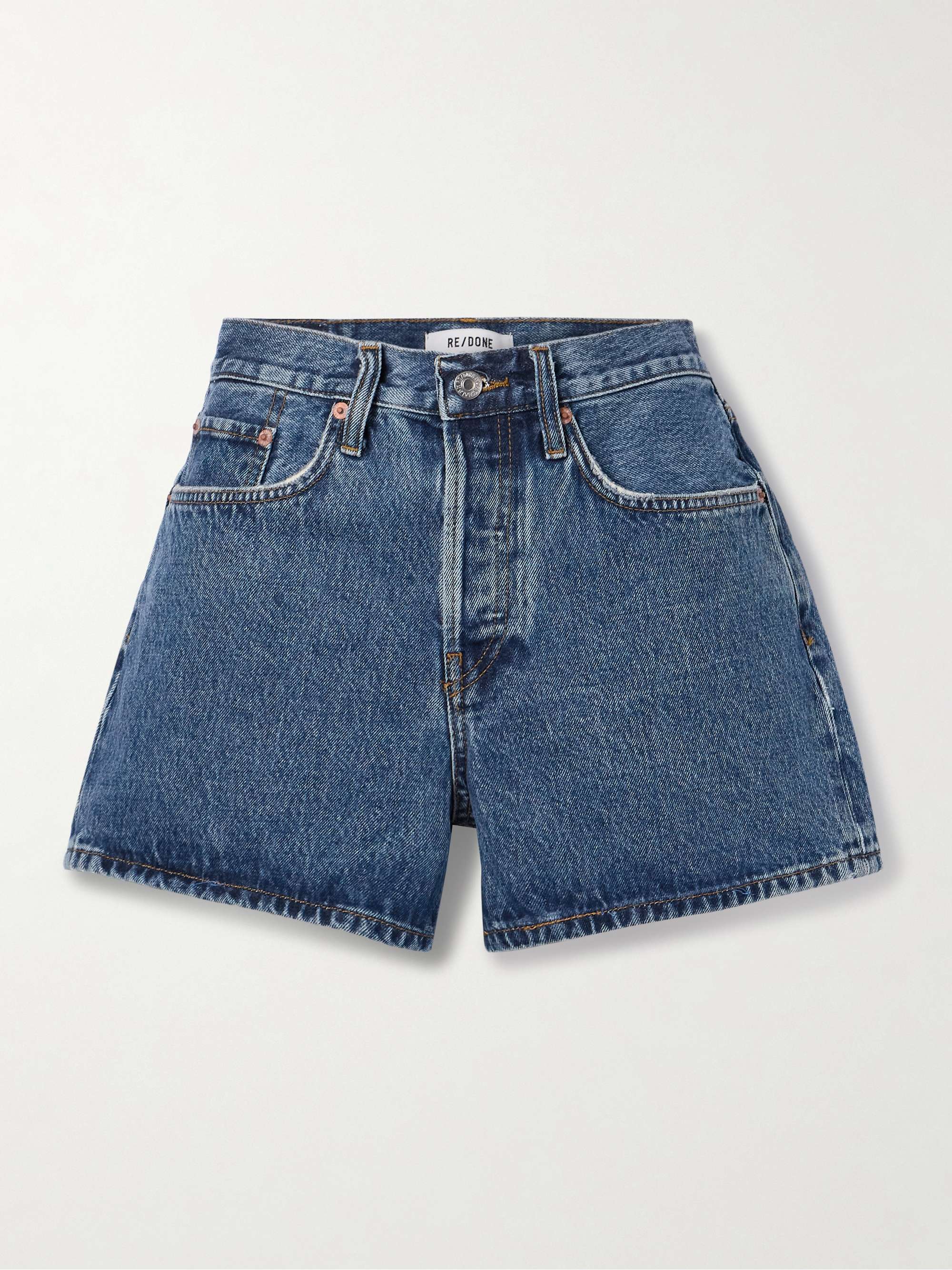 Organic denim shorts hero visual