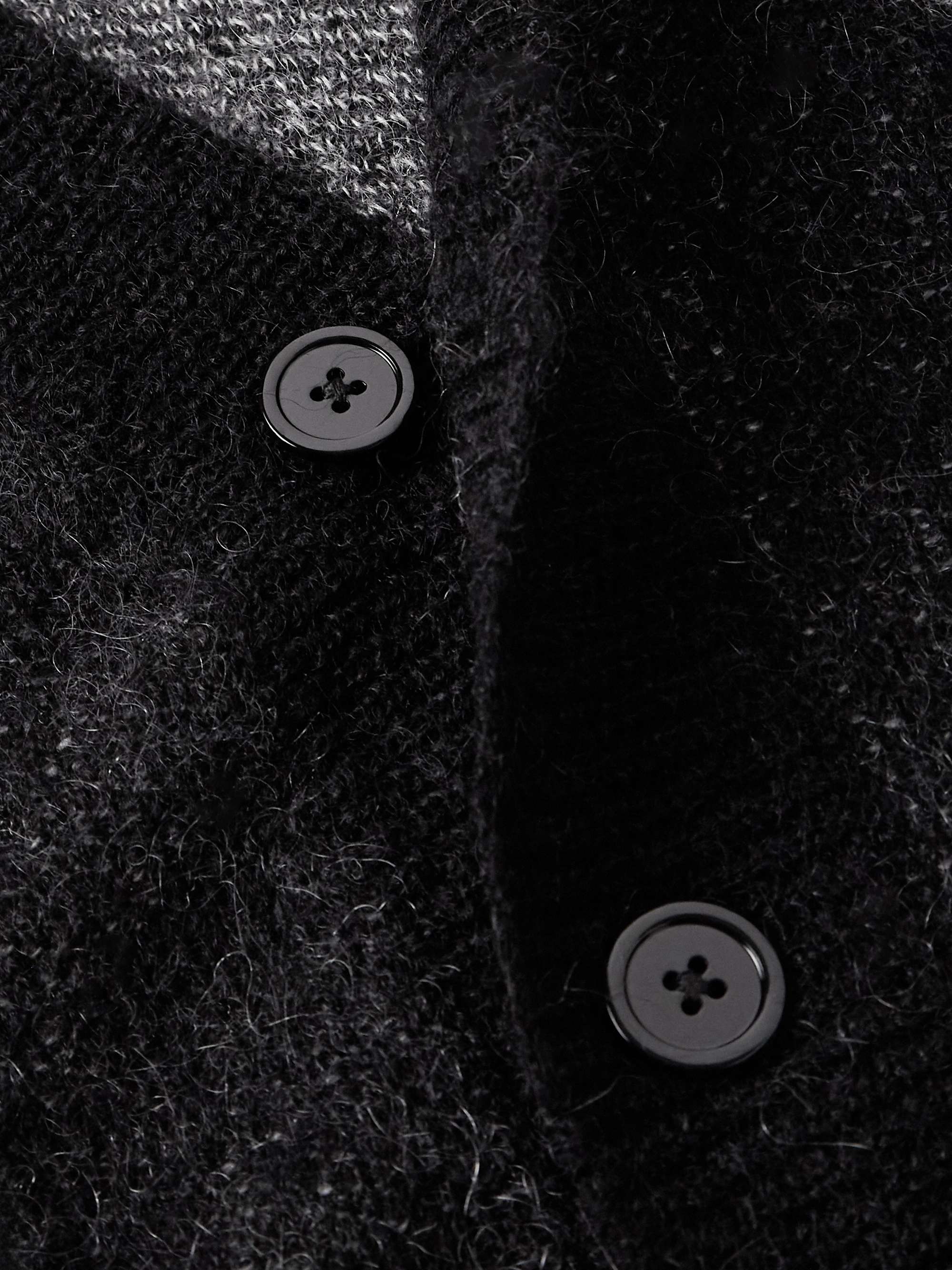 Billy 6594 Pinstriped Brushed-Knit Cardigan view