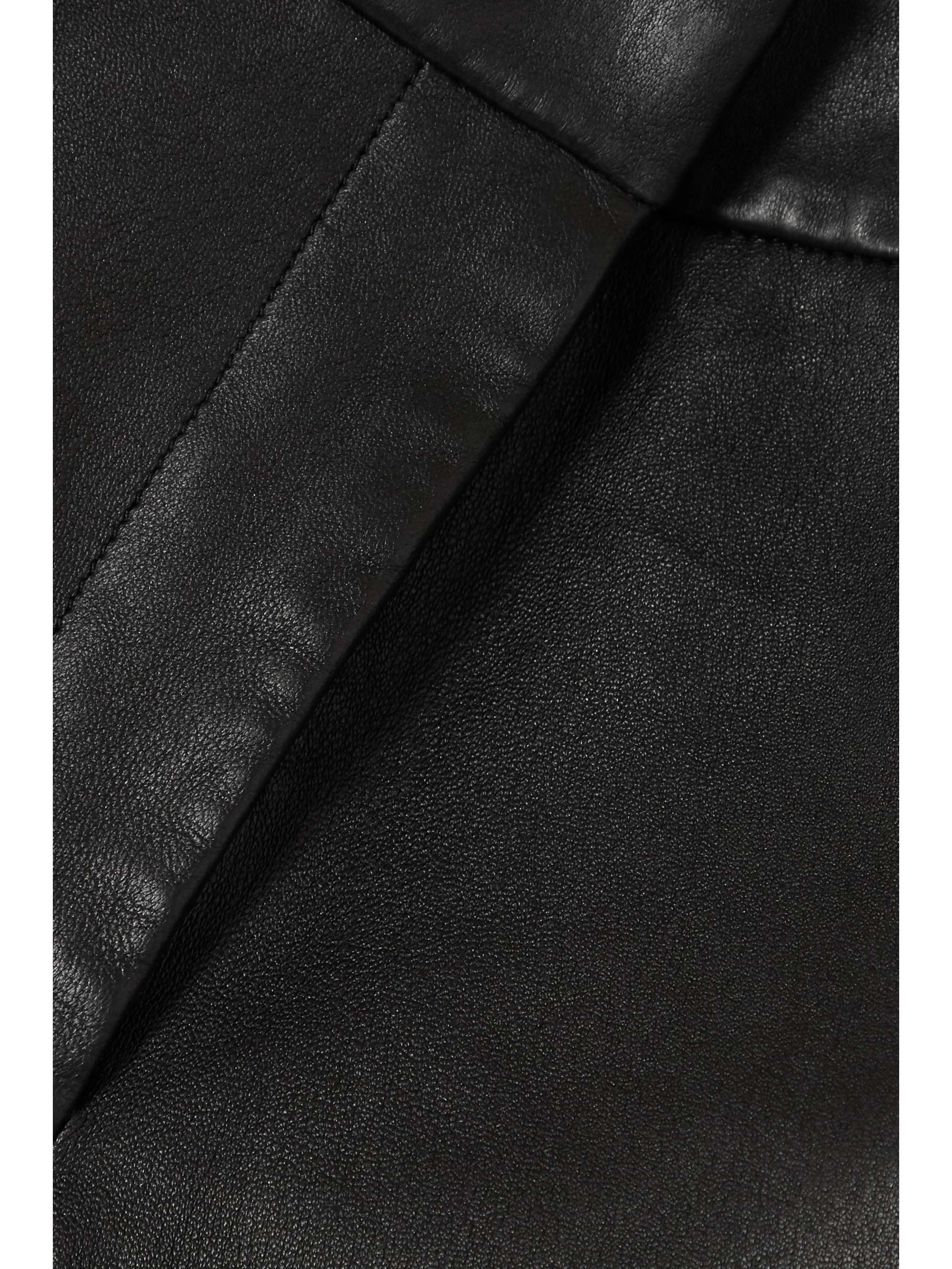 Coleman leather slim-fit pants view