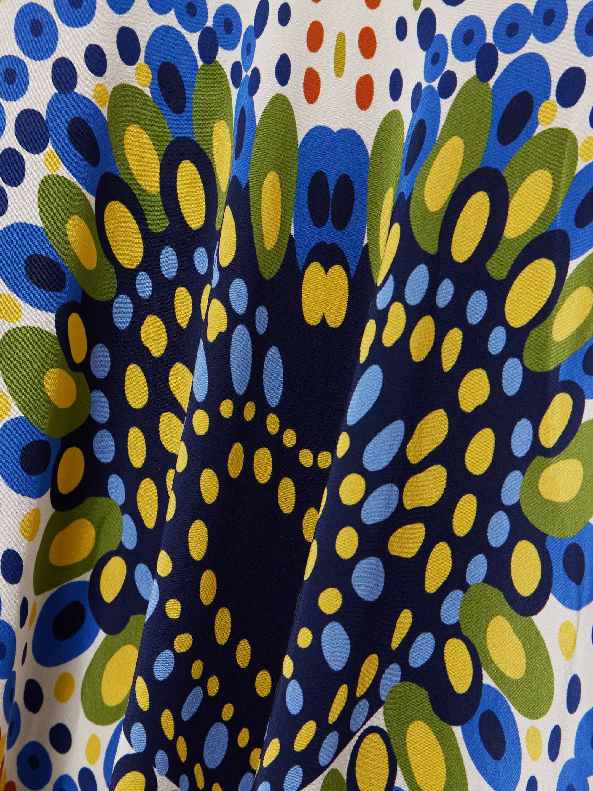 Marlene printed silk-crepe maxi dress view