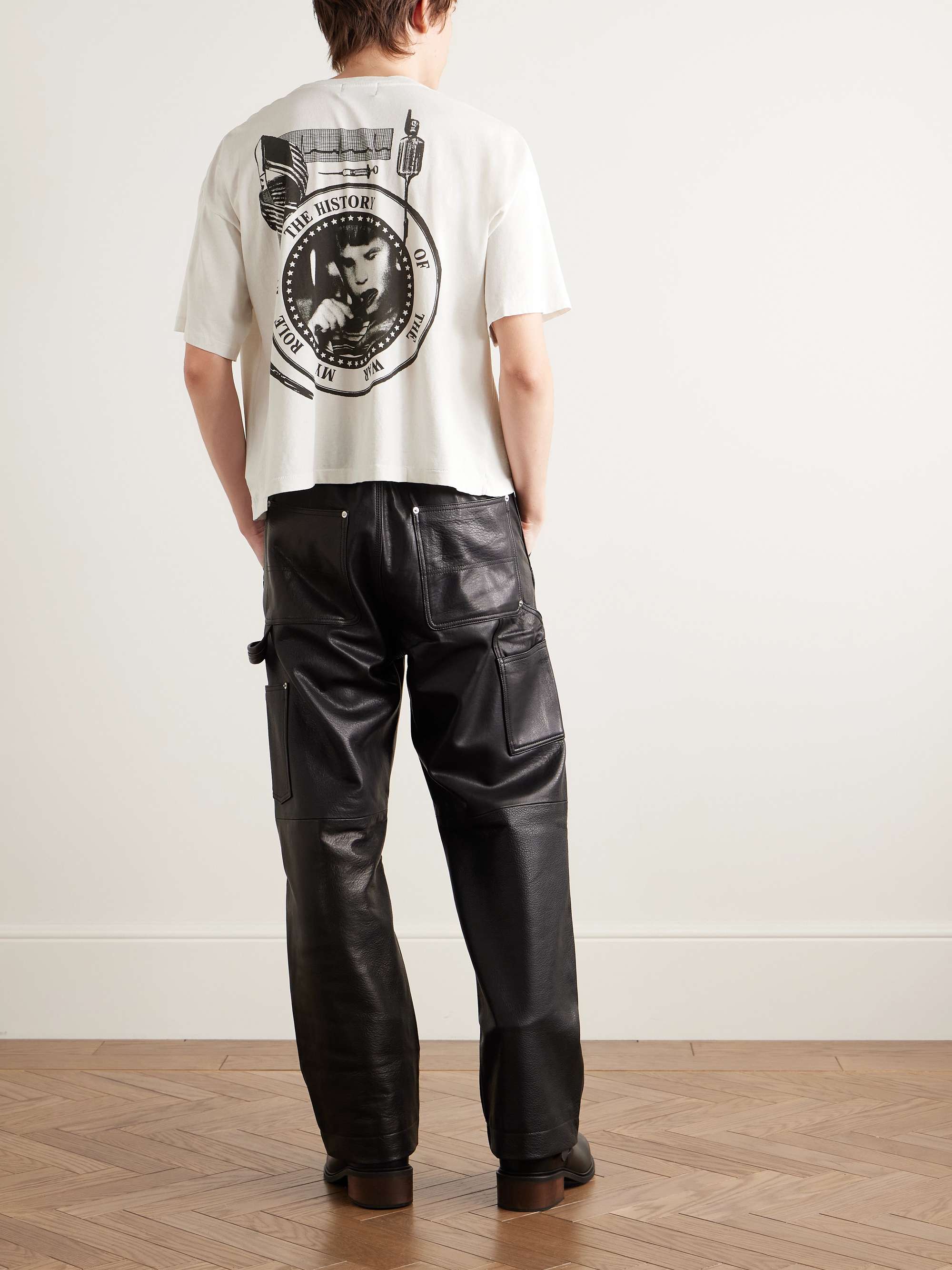 My Role in the War Printed Cotton-Jersey T-Shirt view