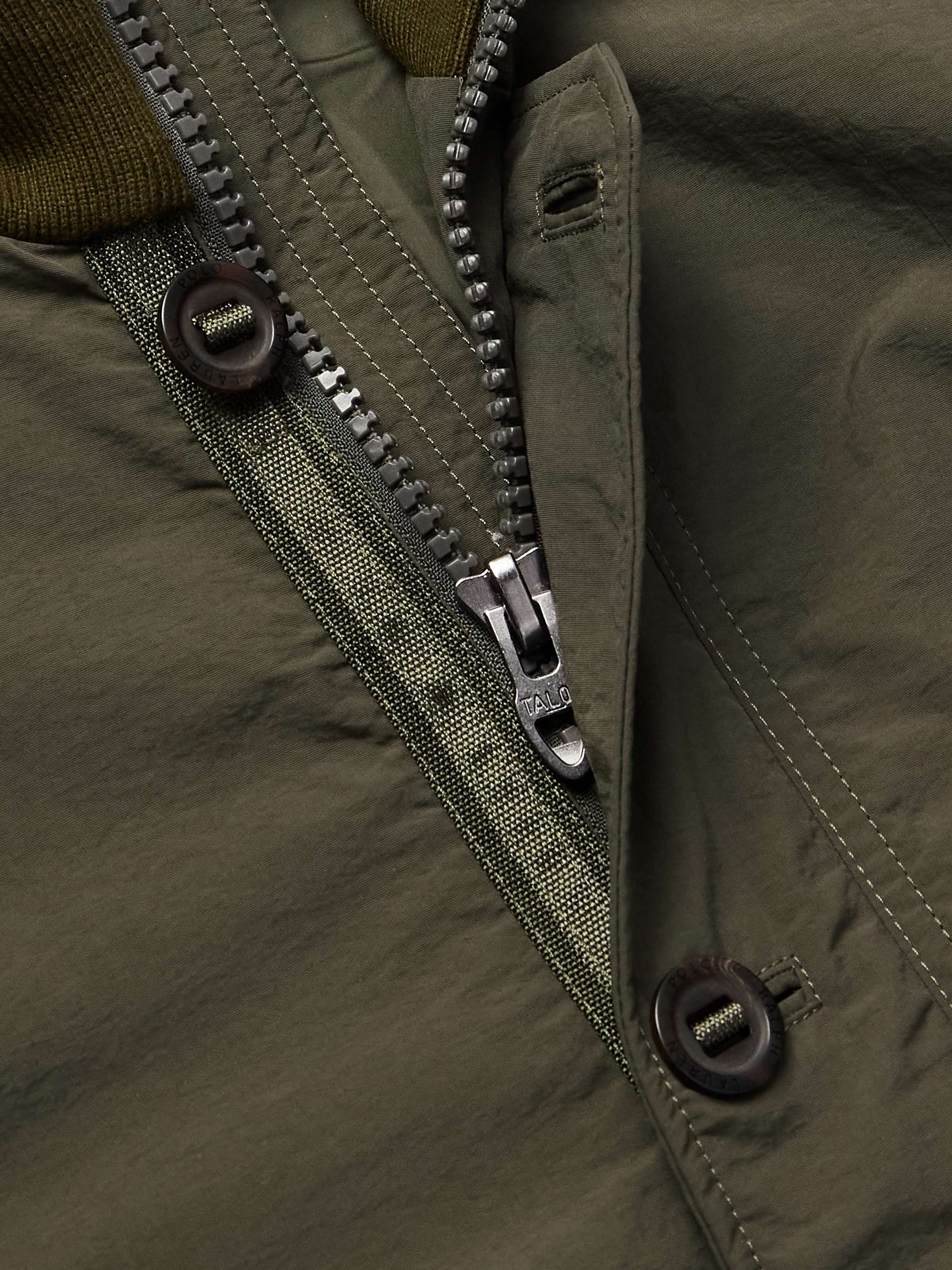 Recycled-Shell Bomber Jacket view