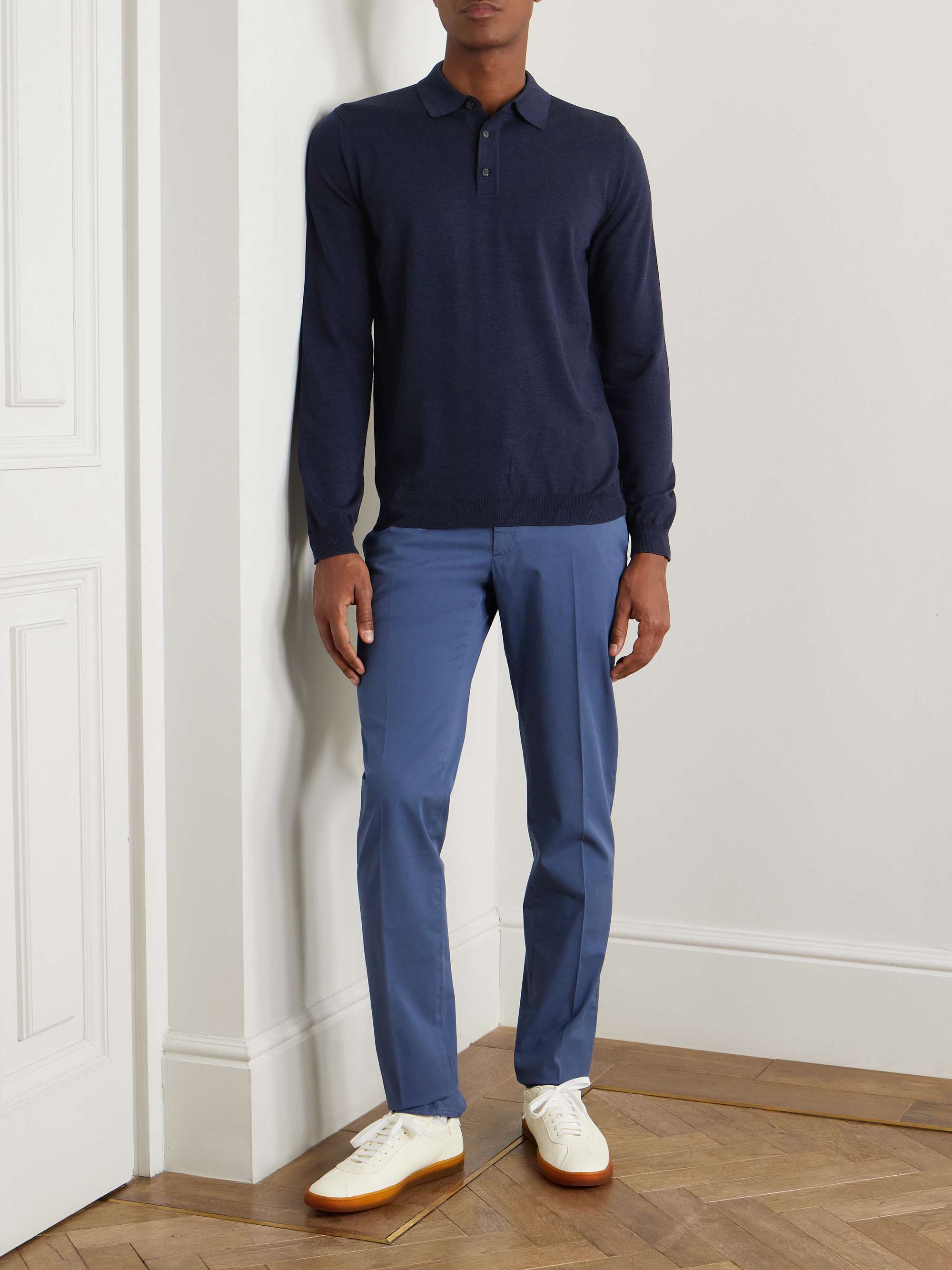 Wool-Blend Polo Shirt view