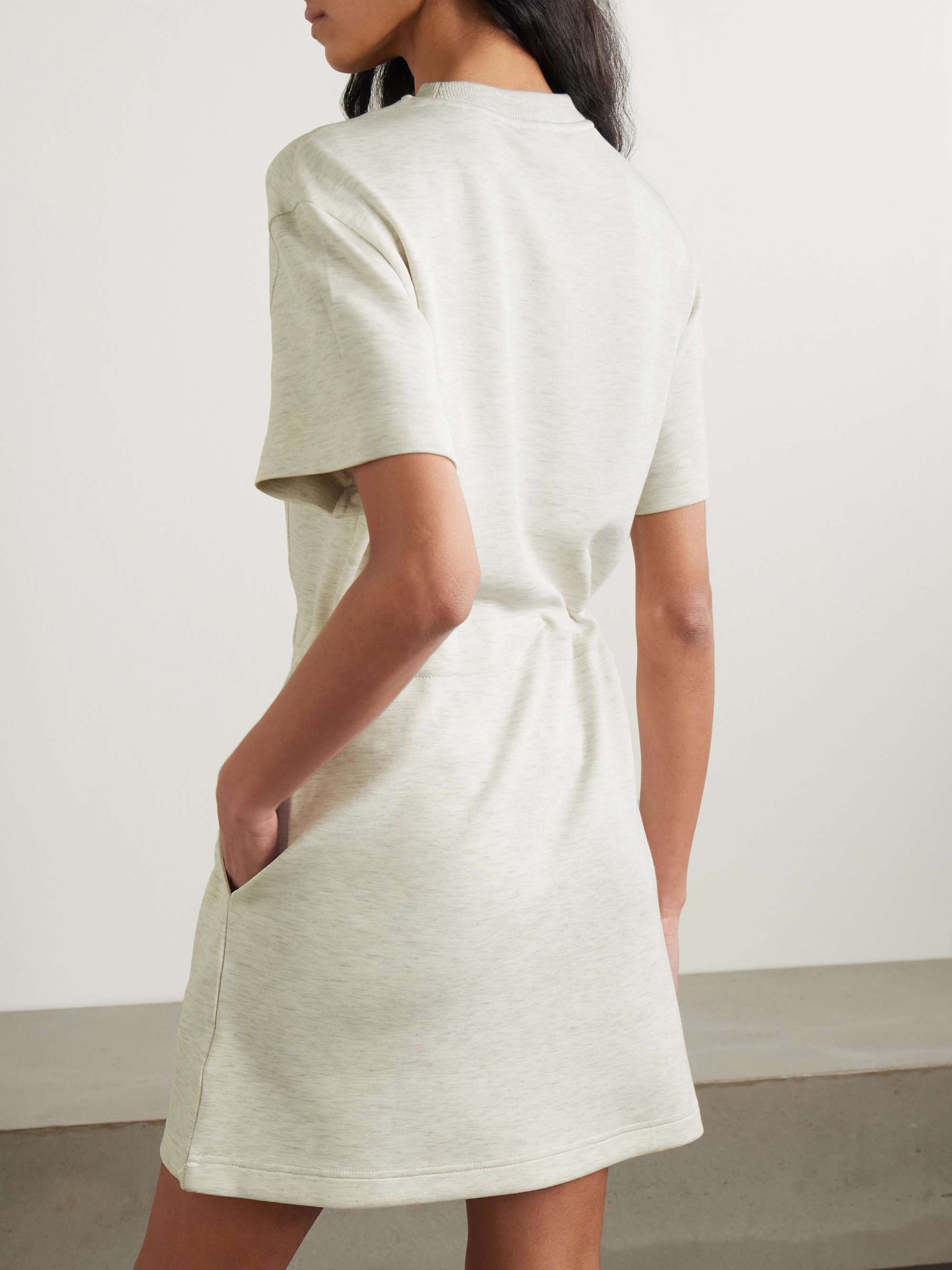 Marple 2.0 paneled mélange DoubleSoft® jersey mini dress view