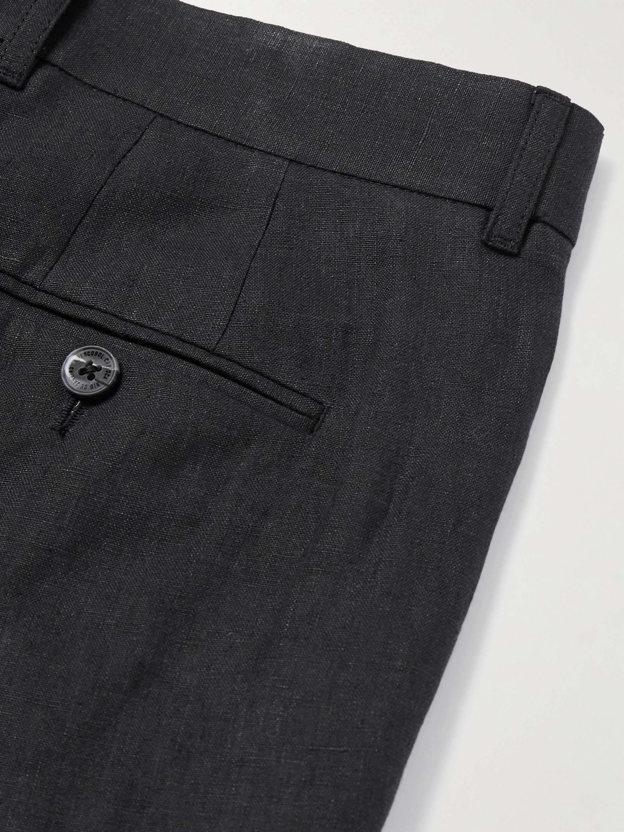 Affonso Tapered Linen Suit Trousers view
