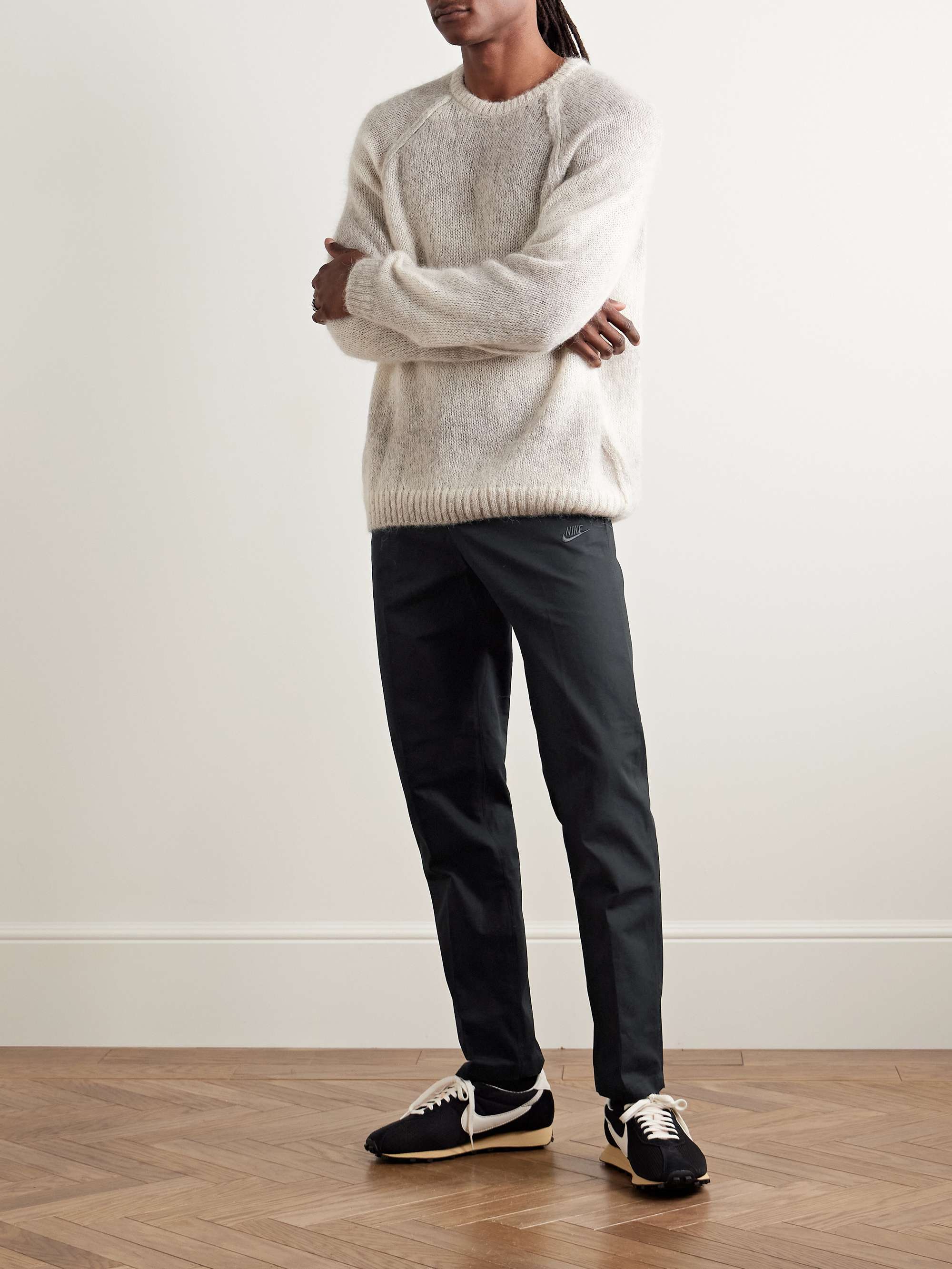 Club Slim-Fit Logo-Embroidered Cotton-Canvas Chinos view