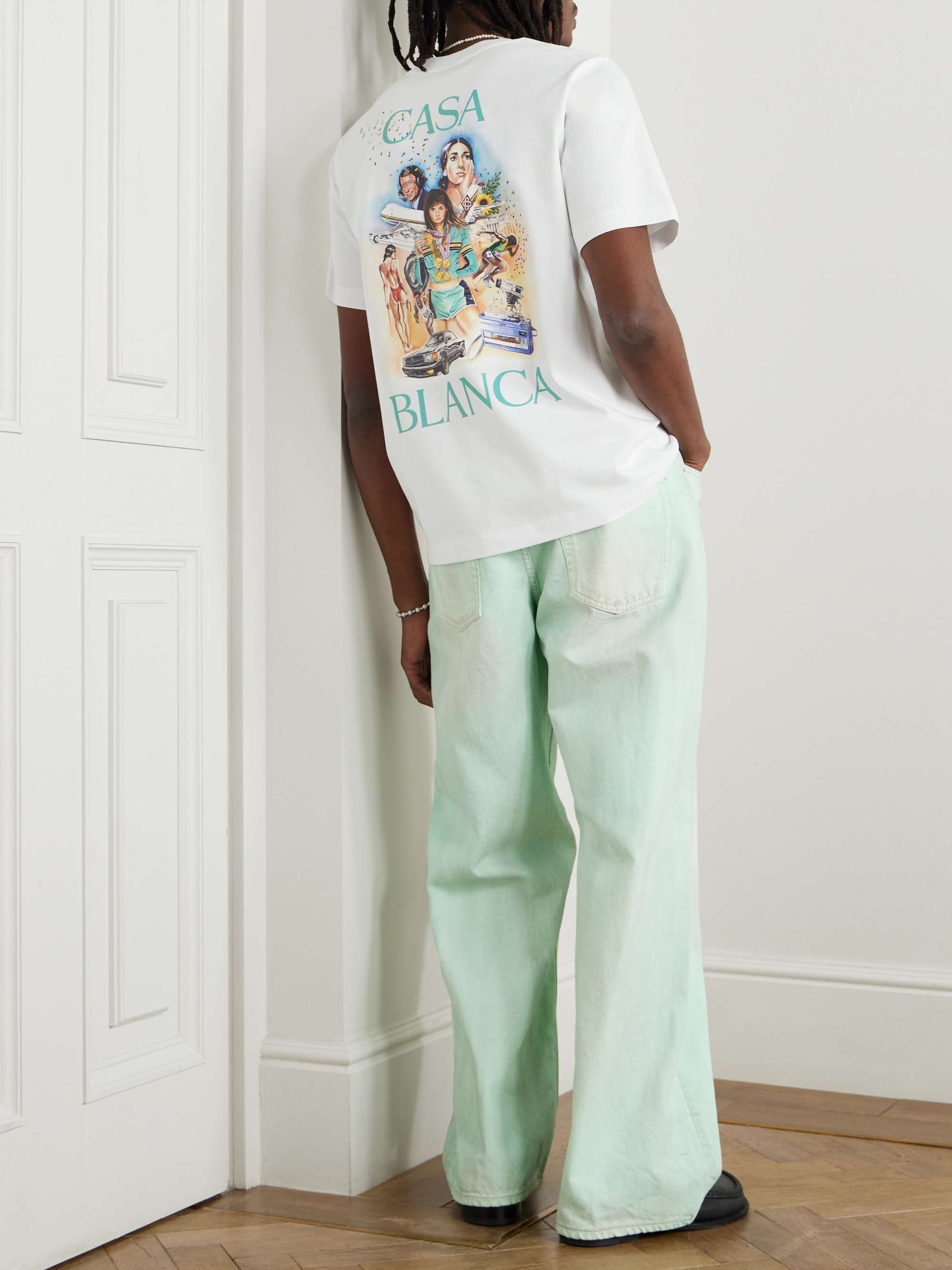 Celebration Du Sport Printed Organic Cotton-Jersey T-Shirt view