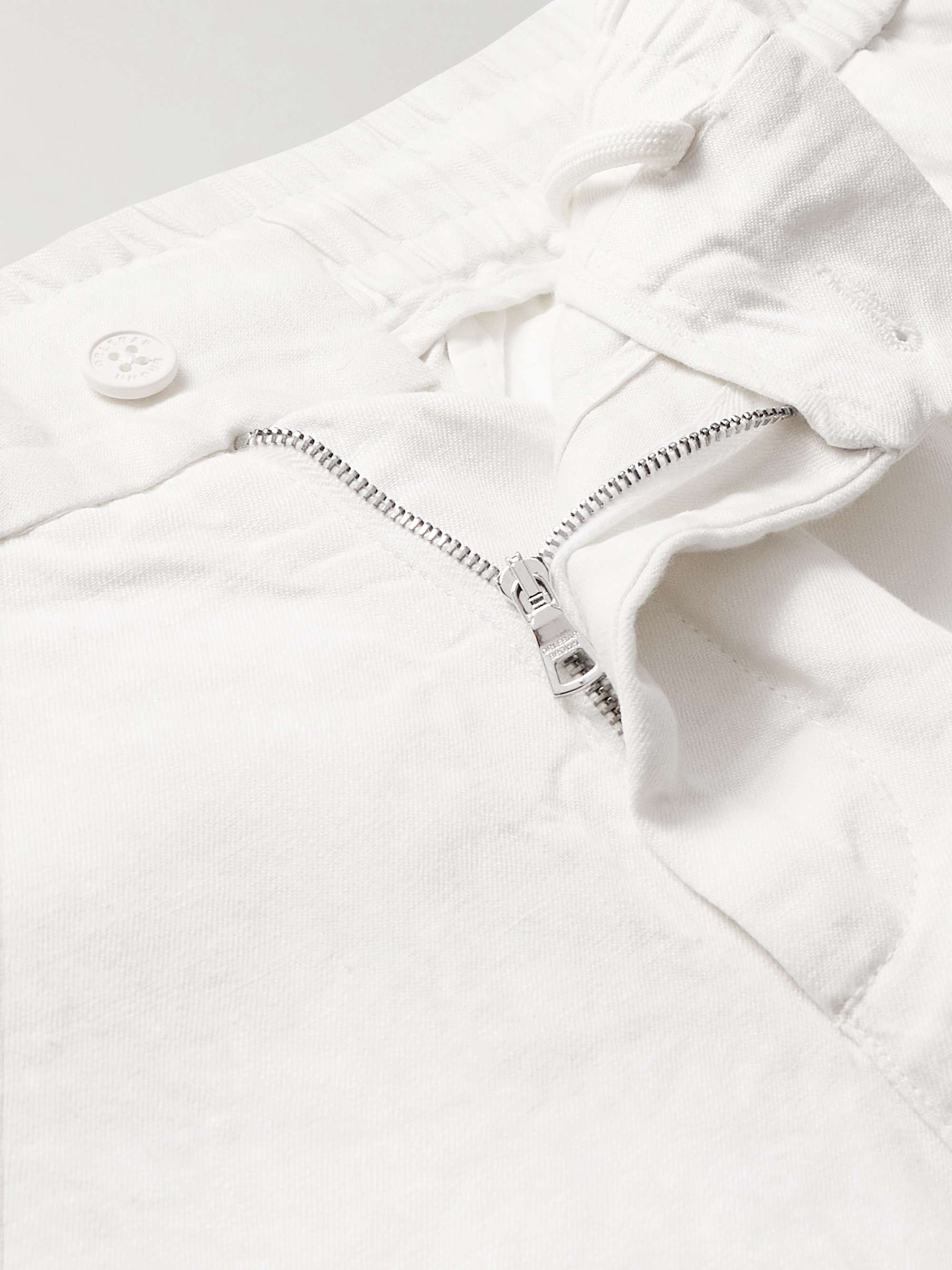 Cornell Straight-Leg Washed Linen Trousers view
