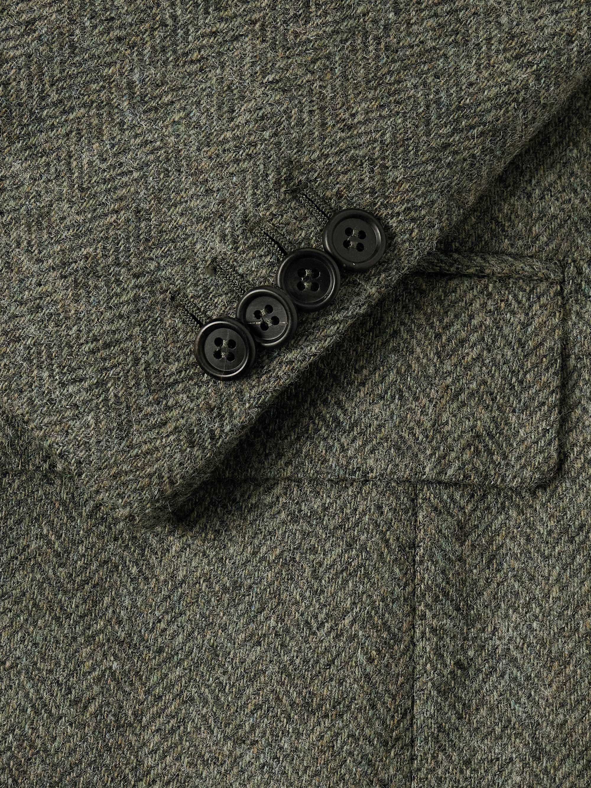 Kincaid No.3 Slim-Fit Herringbone Wool-Tweed Blazer view