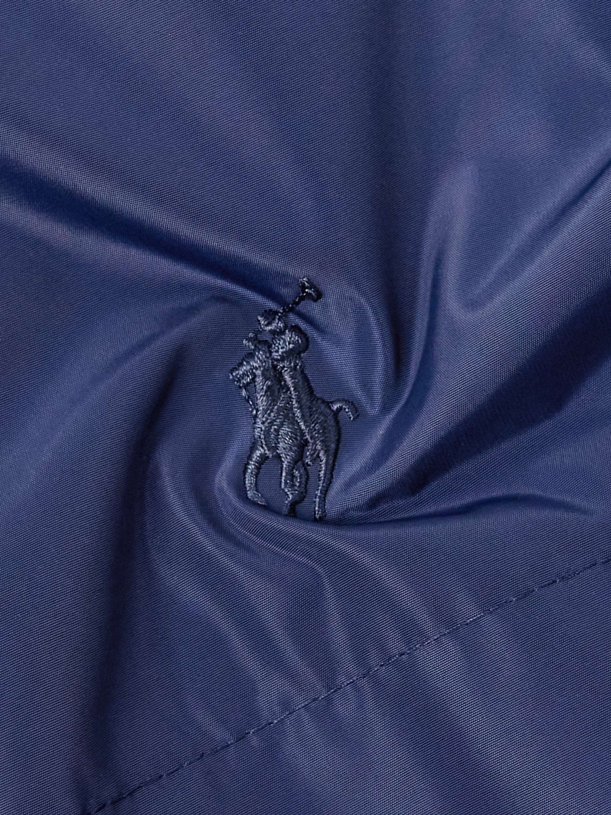 Logo-Embroidered Shell Jacket view