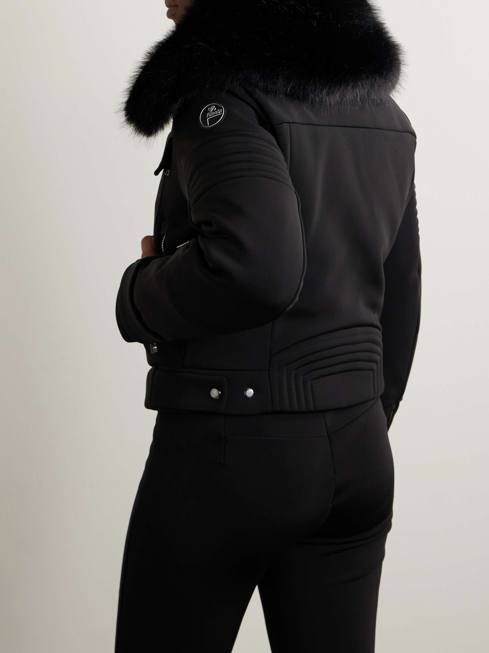Maeli faux fur-trimmed hooded ski jacket view