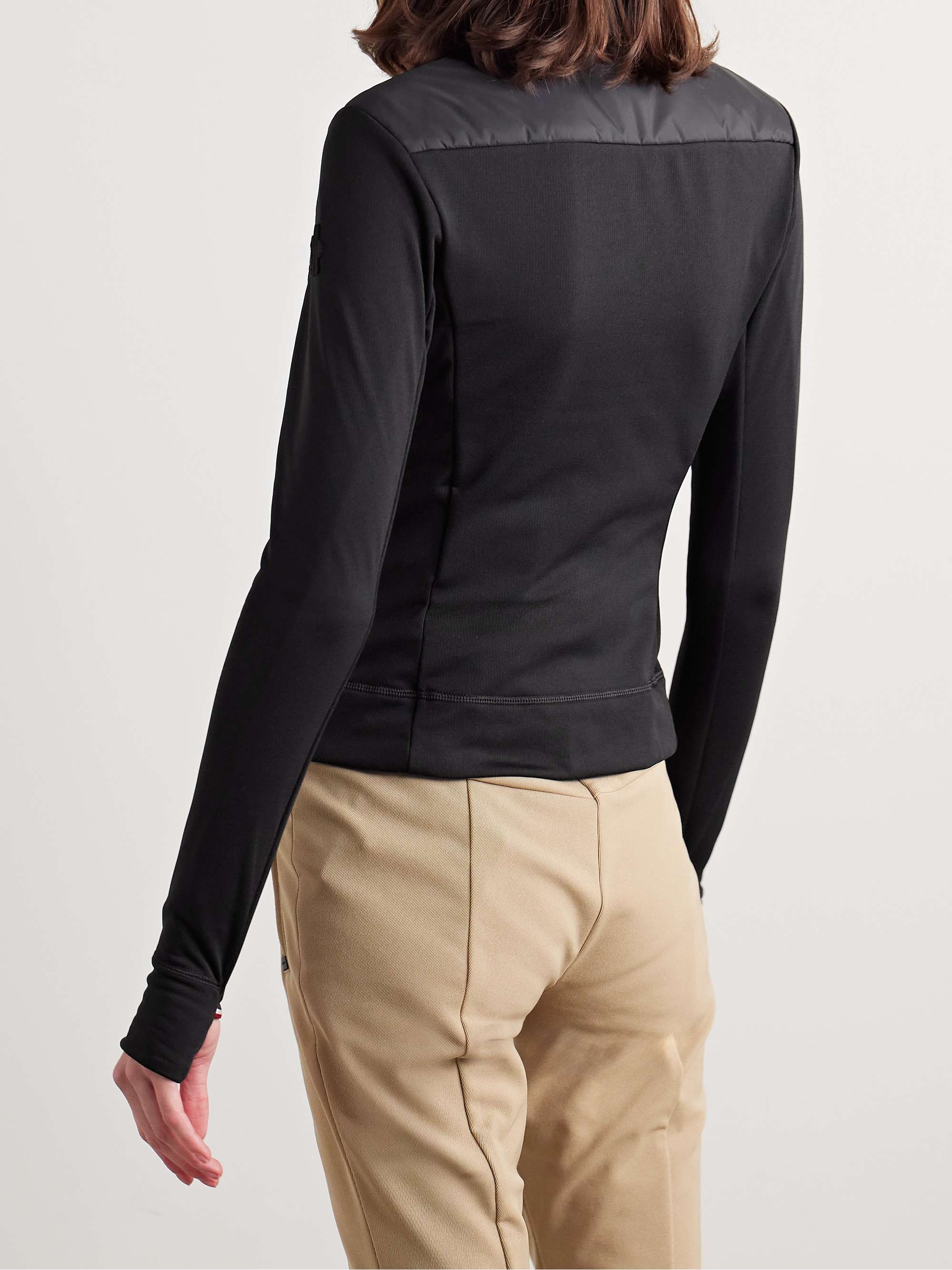 Power Grid paneled Polartec® jersey and quilted shell down base layer view