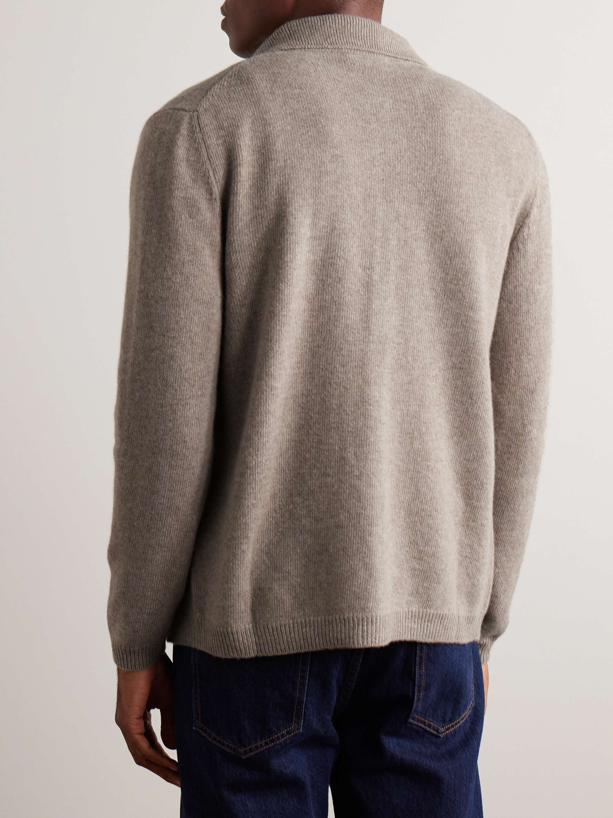 Wool and Cashmere-Blend Cardigan view