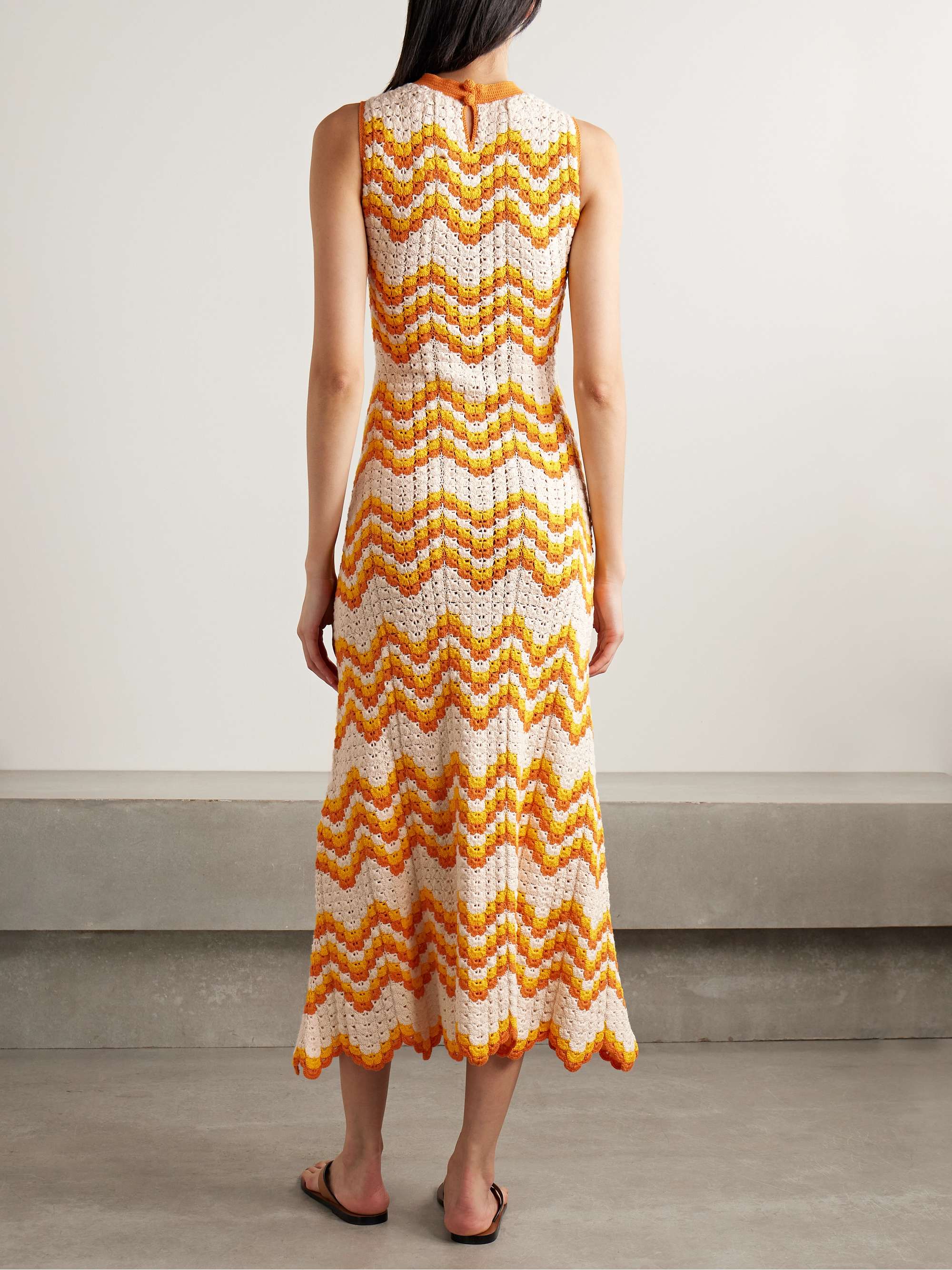Huayna crocheted organic cotton maxi dress view