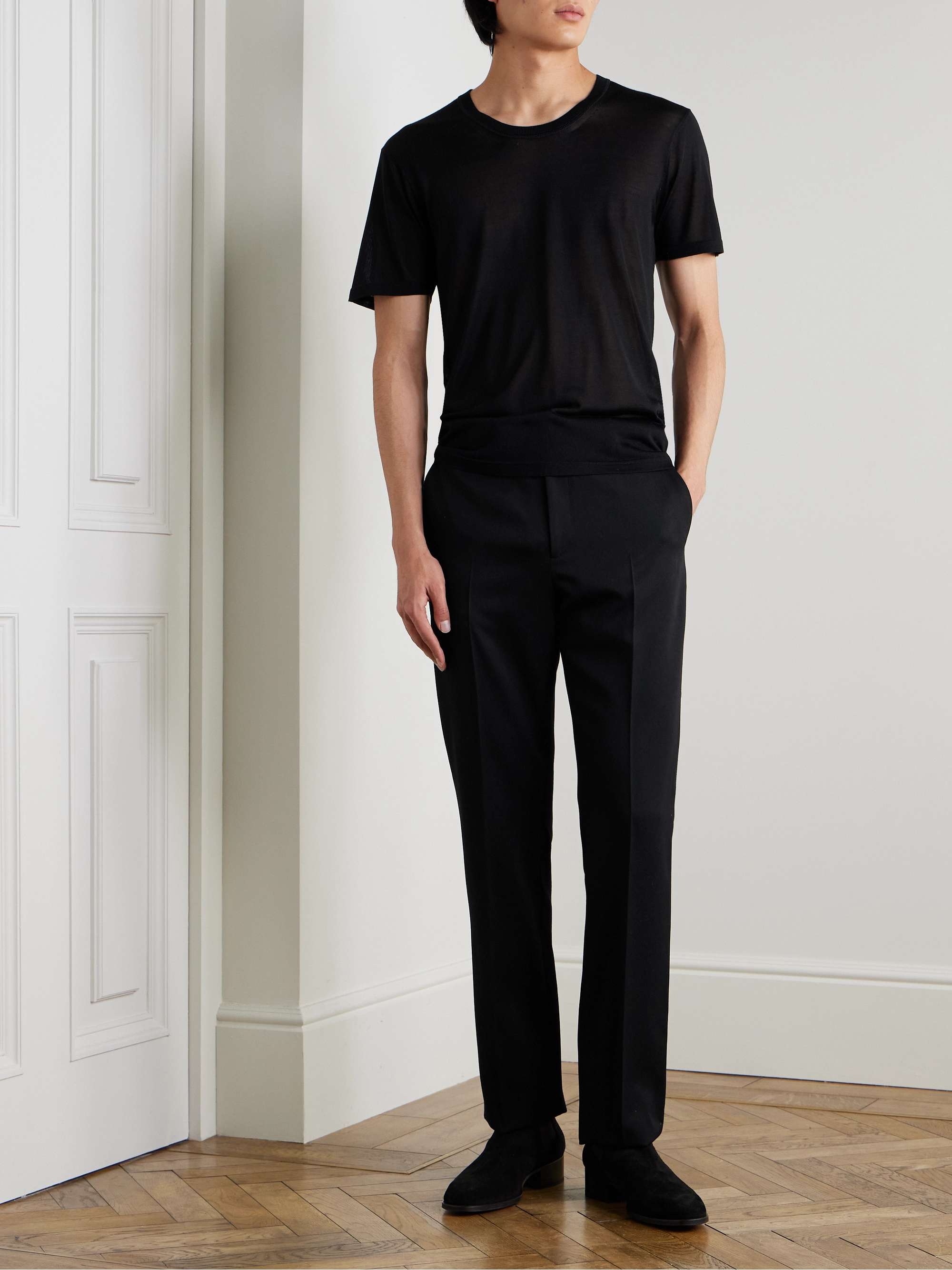 Silk-Blend T-Shirt view