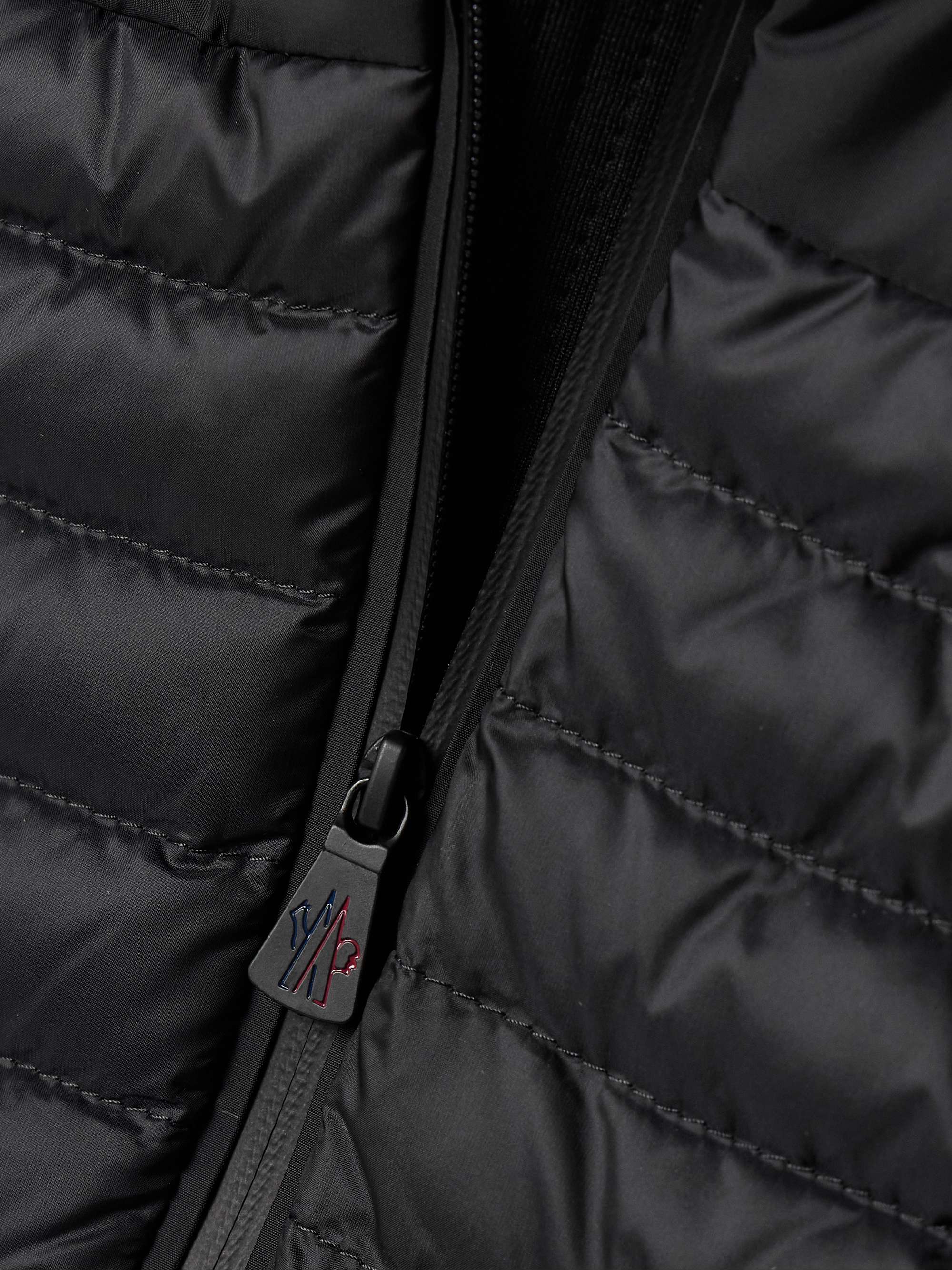 Power Grid paneled Polartec® jersey and quilted shell down base layer view