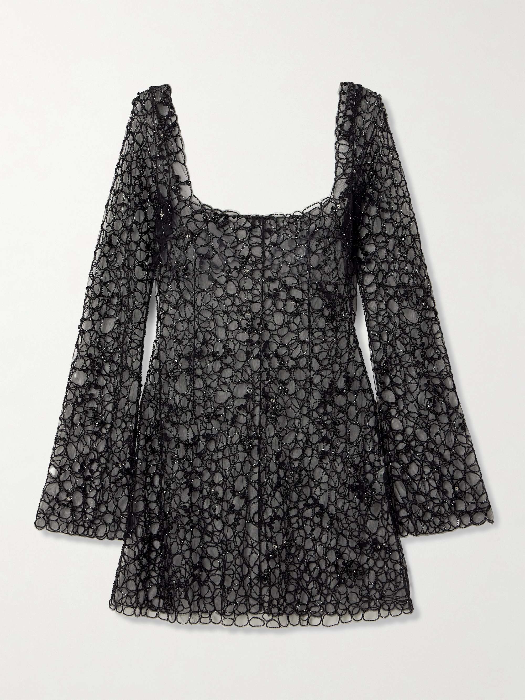 Caviar embellished tulle mini dress hero visual