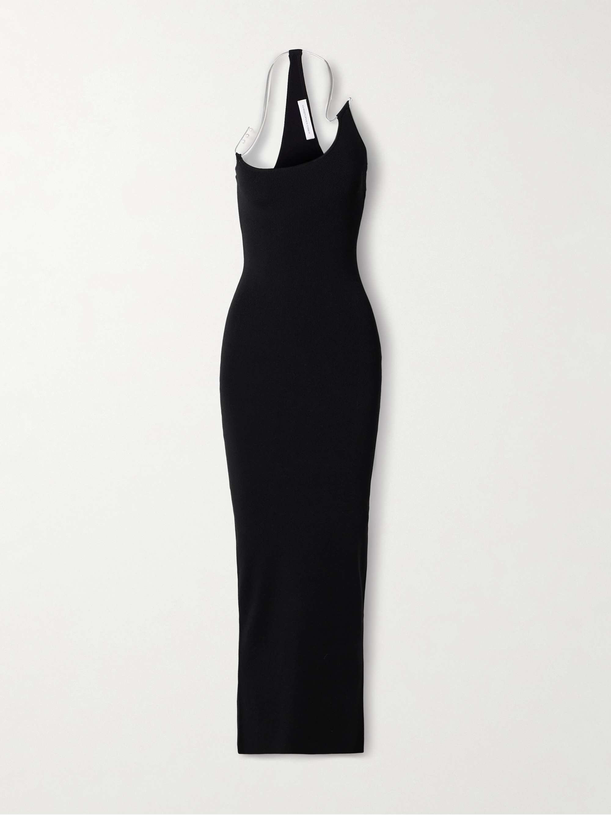 Levitate strapless embellished ribbed-knit maxi dress hero visual