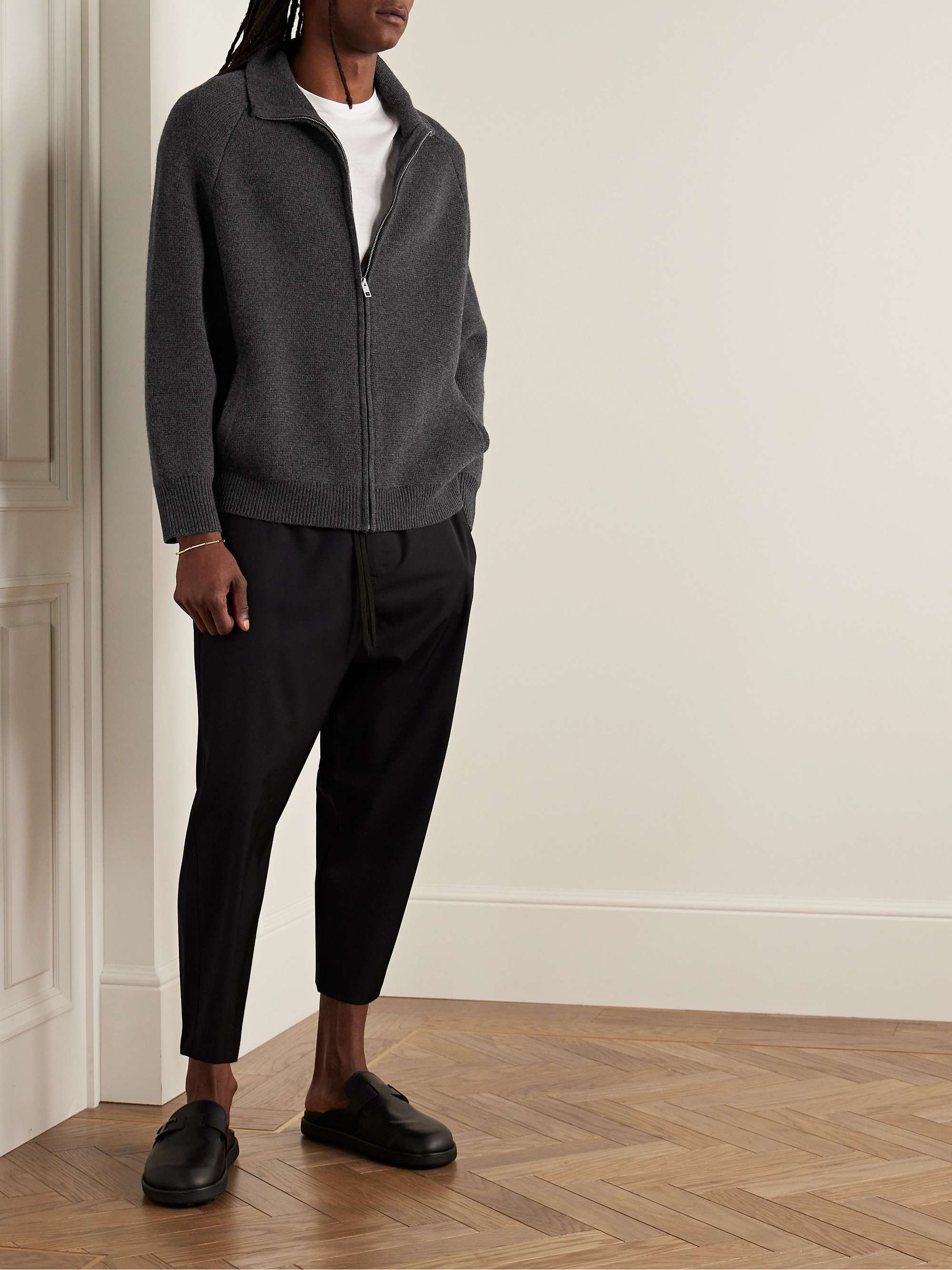 Jad Wool Zip-Up Cardigan view