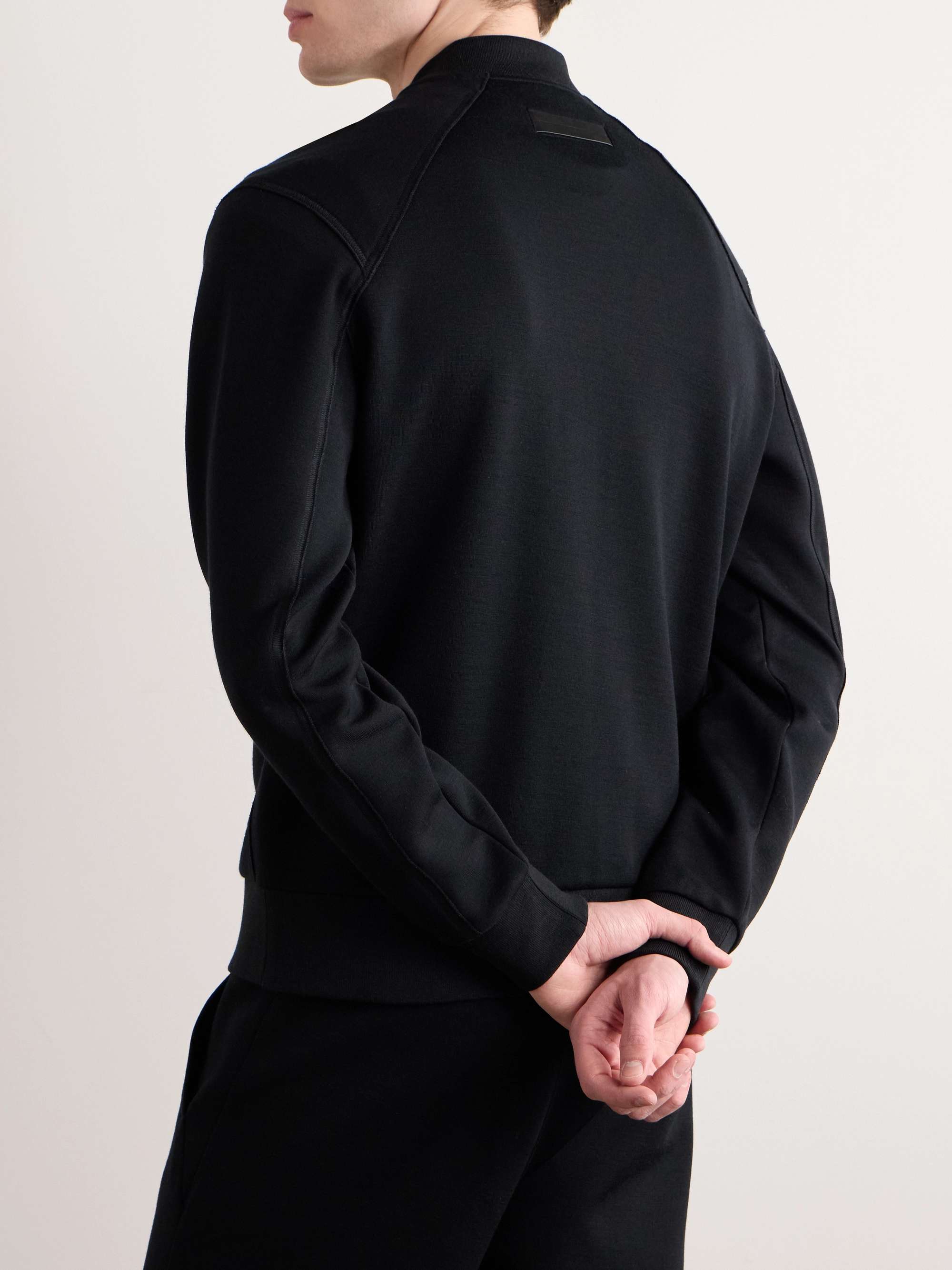 High Performance Jersey Bomber Jacket view