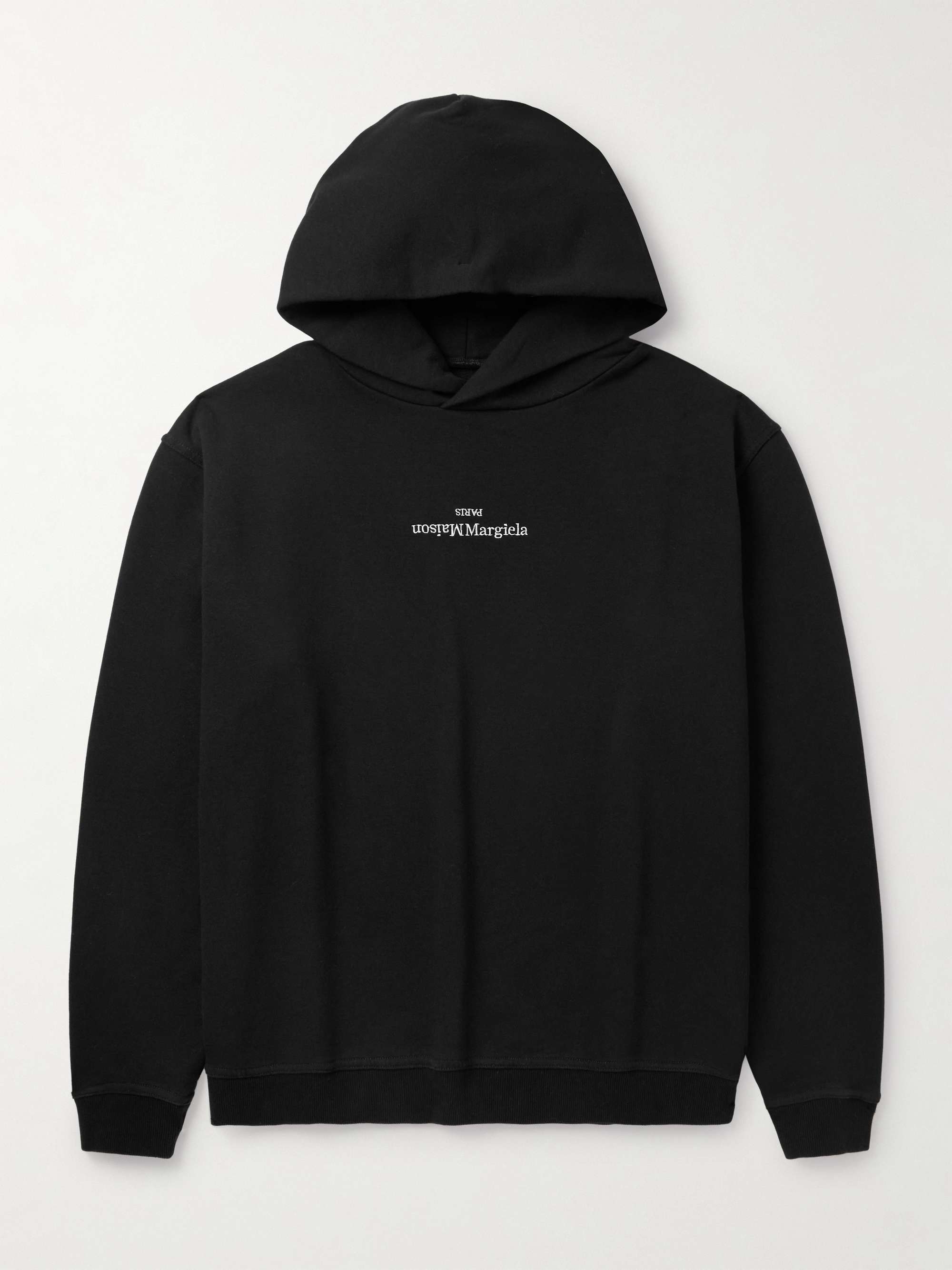 Oversized Logo-Embroidered Cotton-Jersey Hoodie hero visual