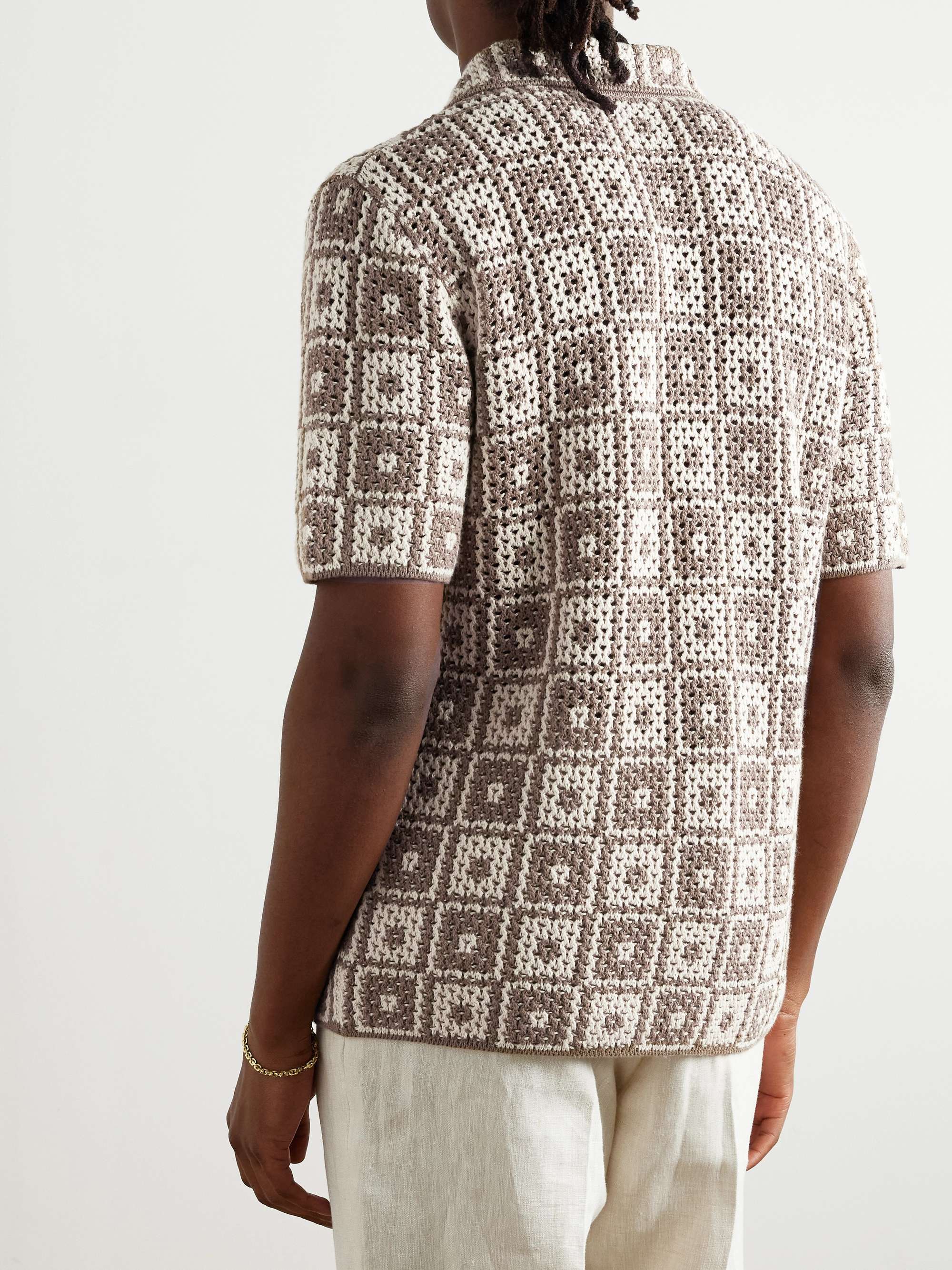 Crocheted Cotton Shirt view
