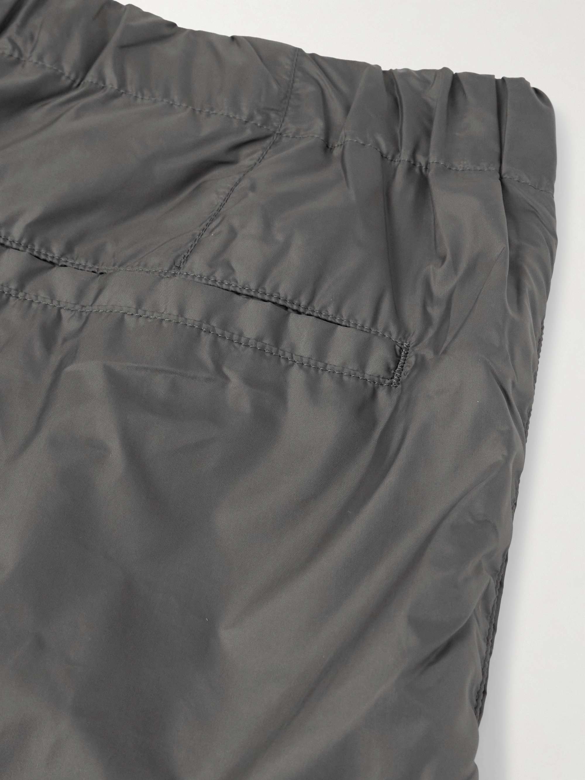 Tapered Crinkled-Nylon Trousers view