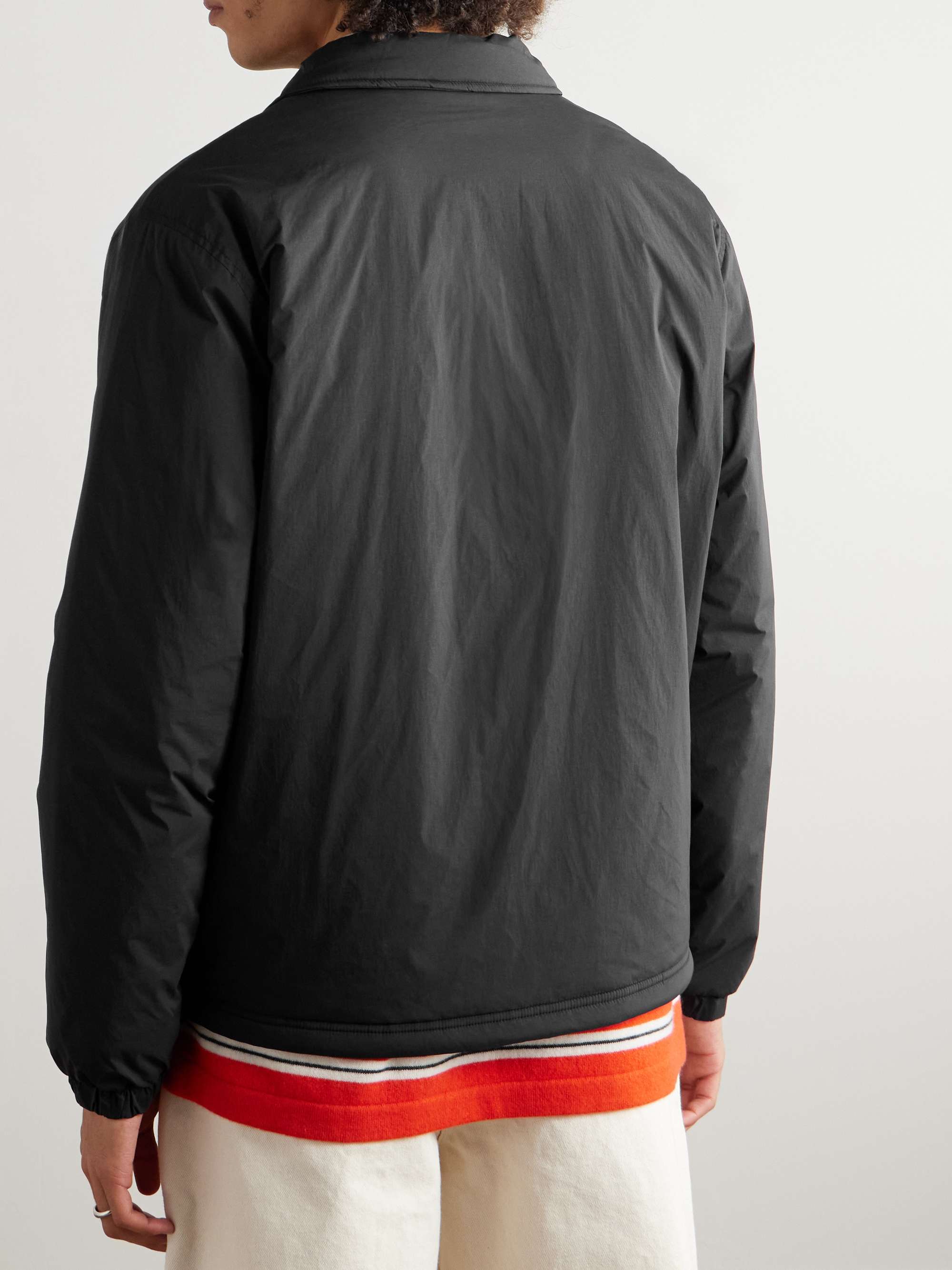Teak Logo-Embroidered Padded Shell Jacket view