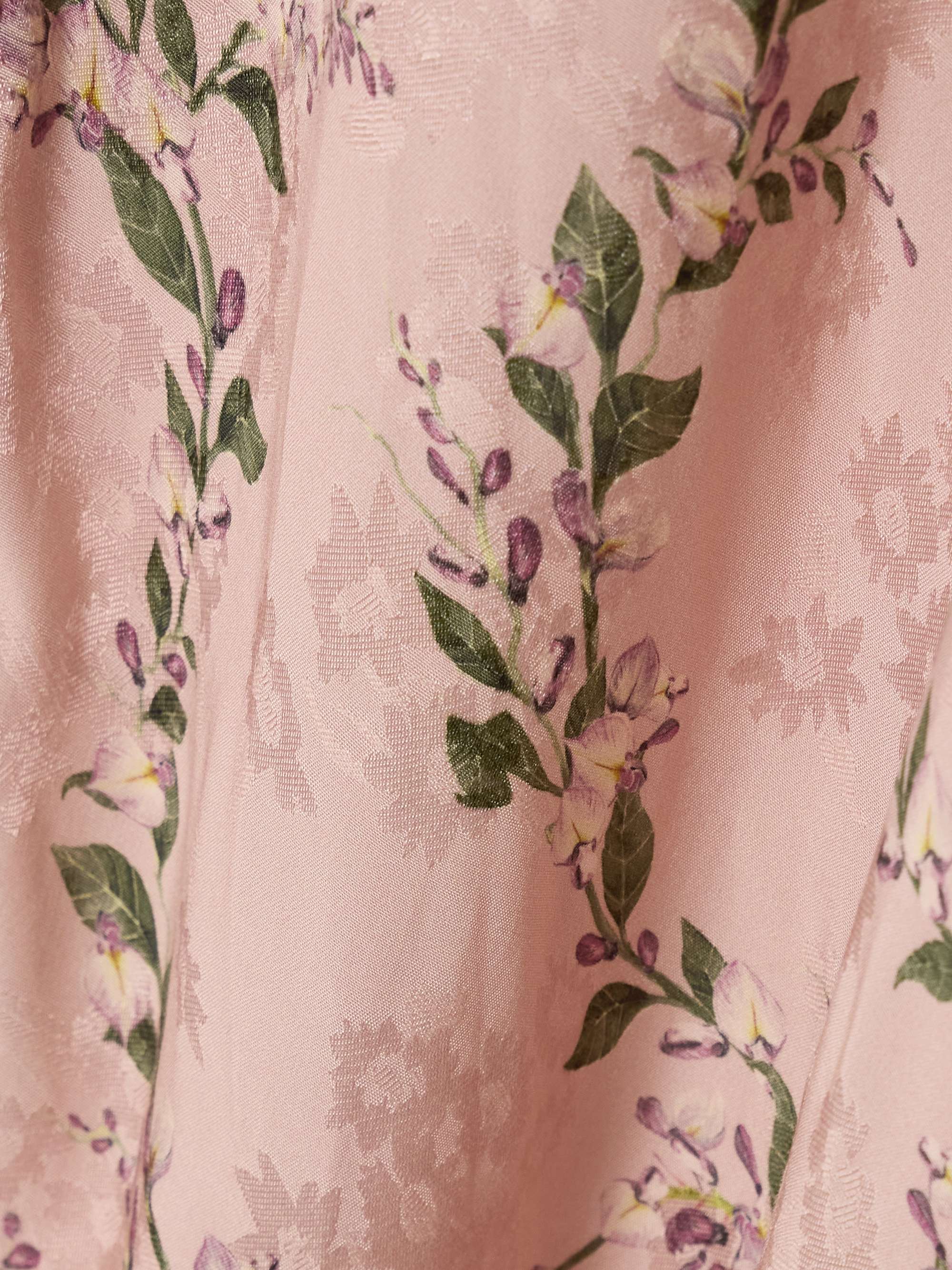 Amanda Wisteria floral-print jacquard coverup view
