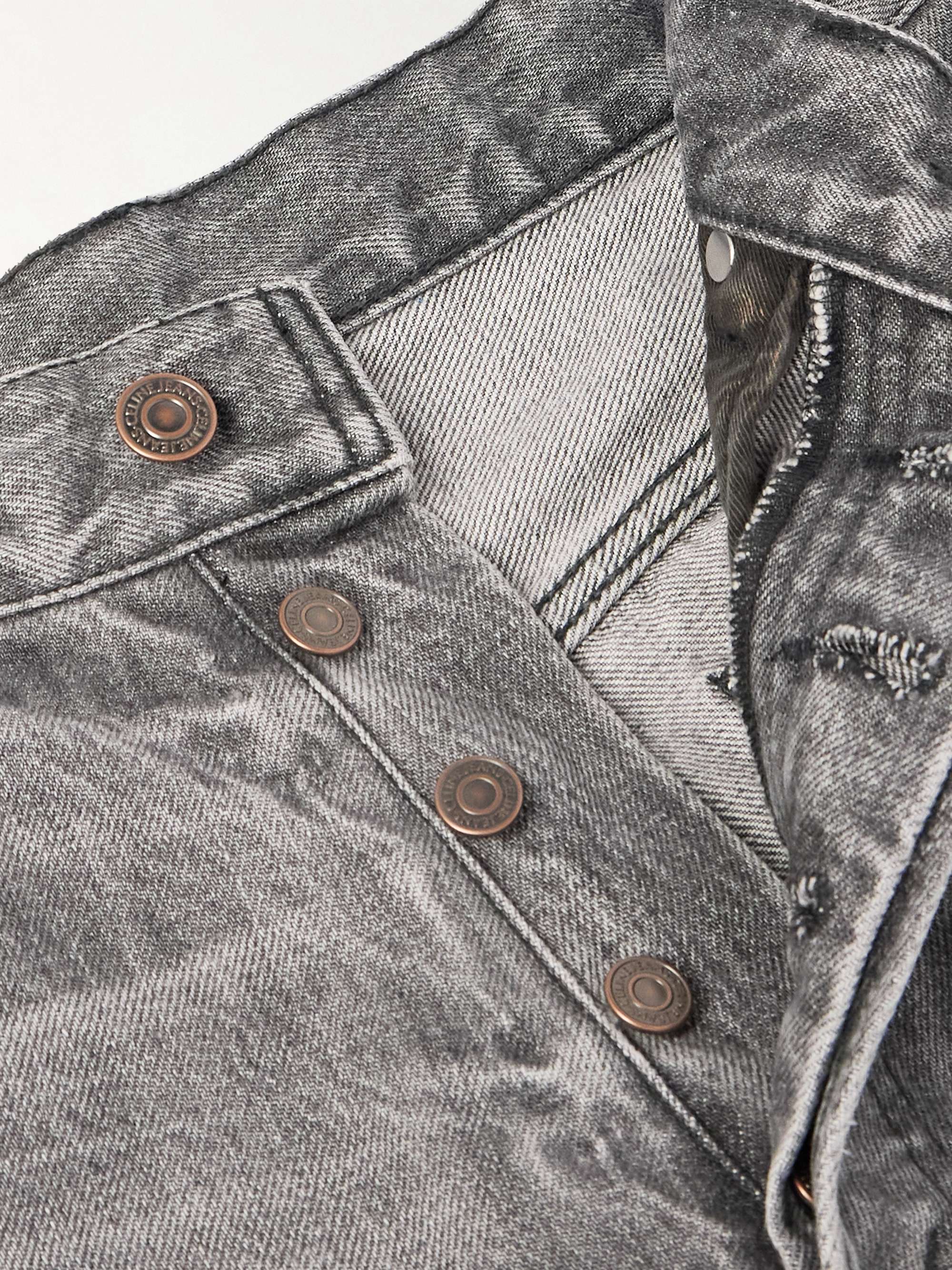 Valley Straight-Leg Distressed Jeans view