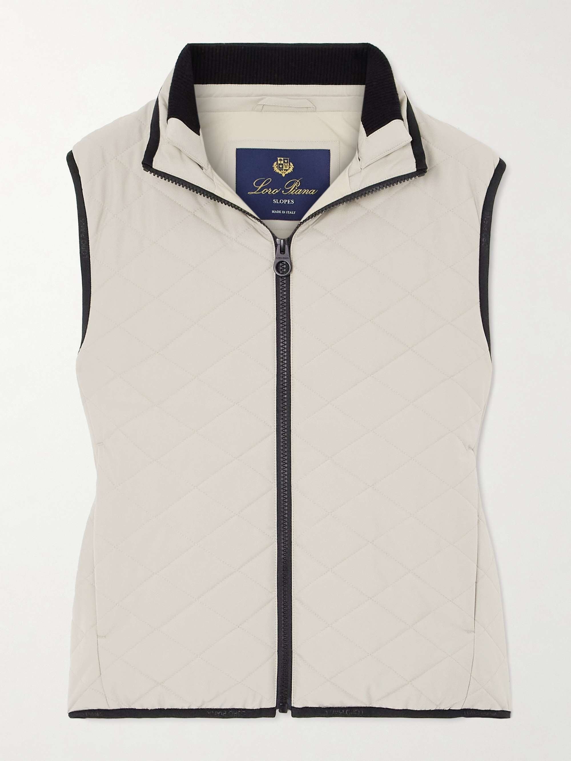 Rocky quilted padded shell vest hero visual