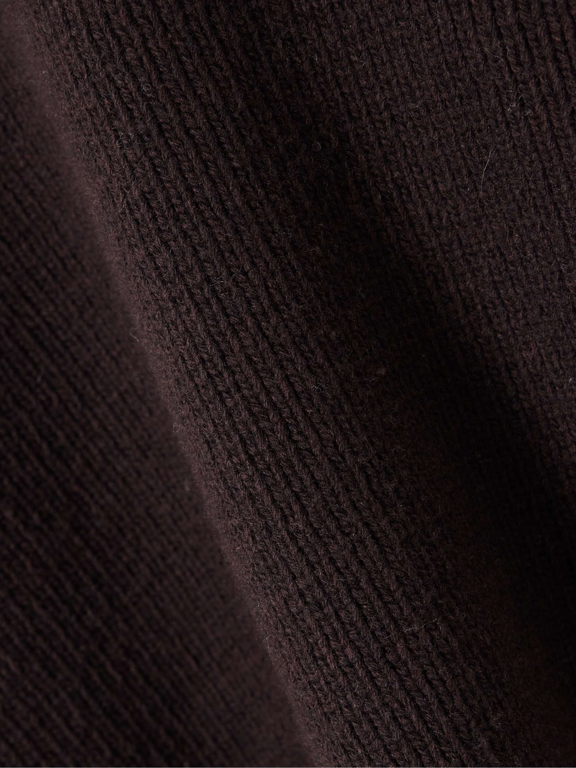 Ribbed wool sweater view