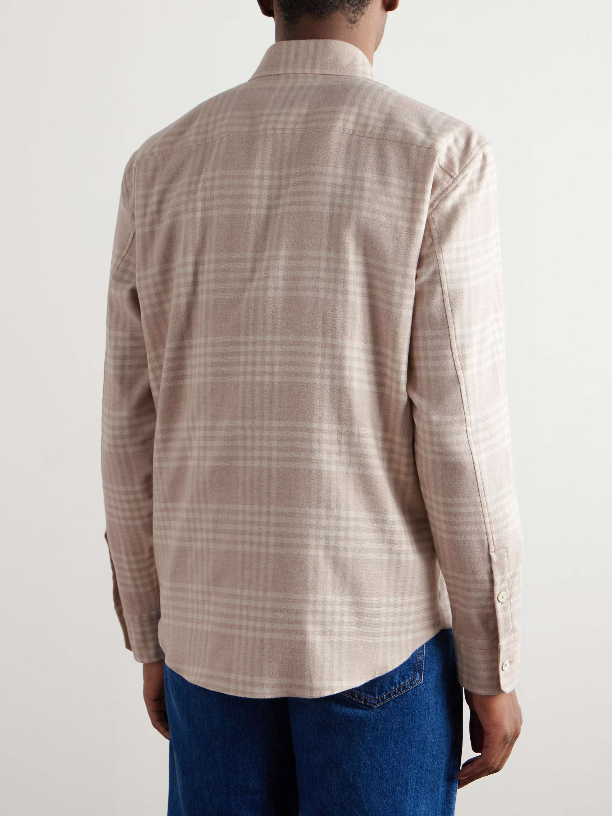 Checked Cotton-Flannel Shirt view