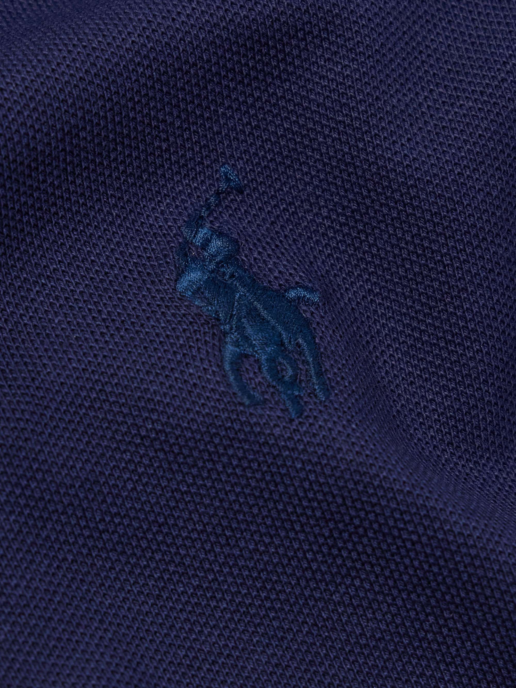 Logo-Embroidered Cotton-Blend Piqué Polo Shirt view