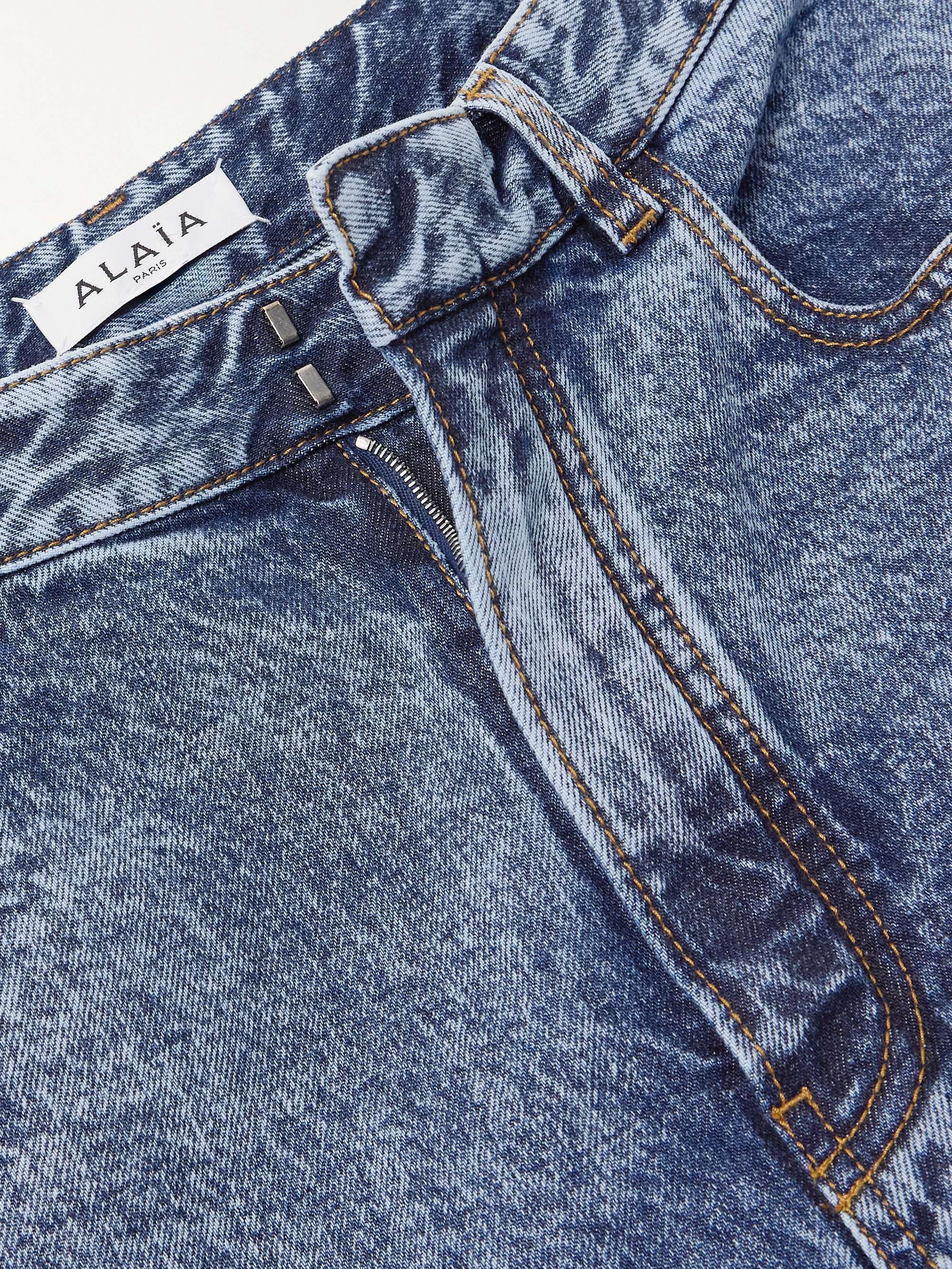 Paneled jeans view