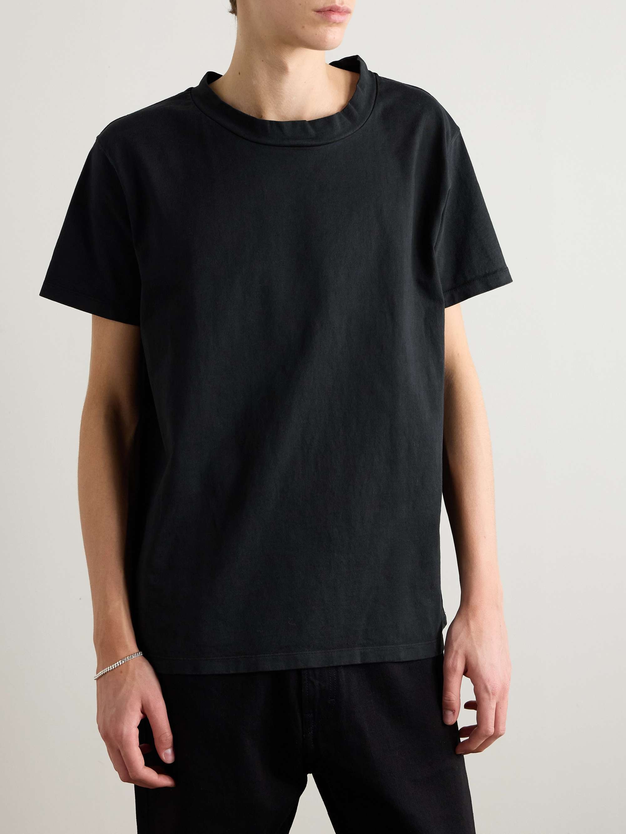 Bliss Logo-Appliquéd Cotton-Jersey T-Shirt view
