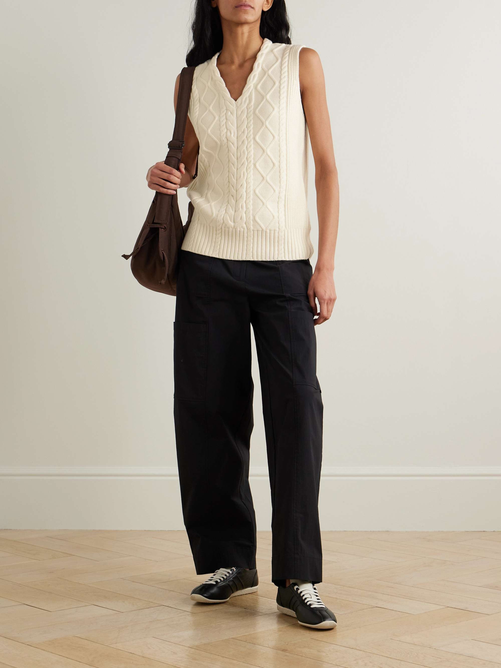 Kay knitted vest view