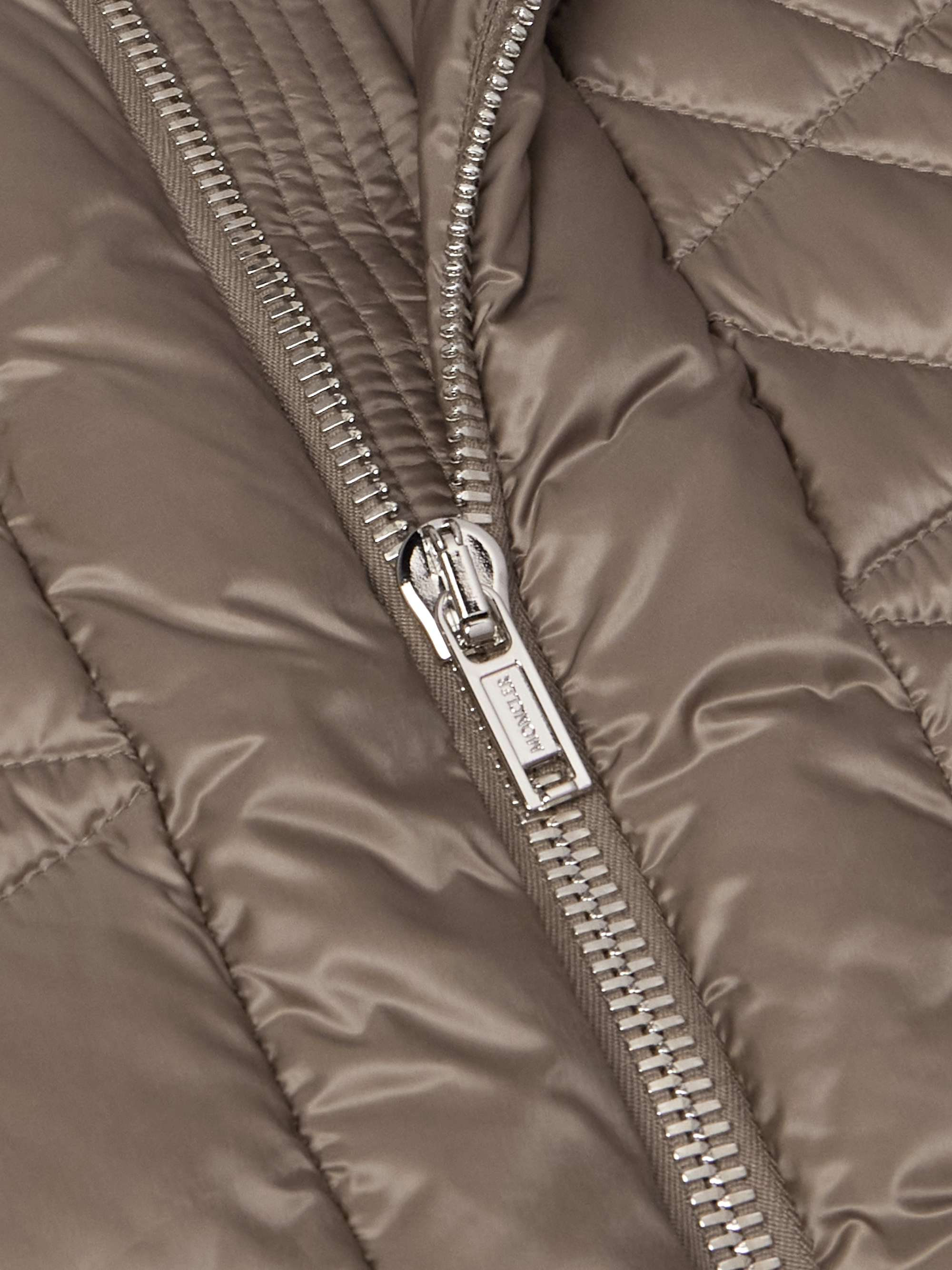+ Moncler Megapenta Logo-Appliquéd Quilted Shell Down Bomber Jacket view