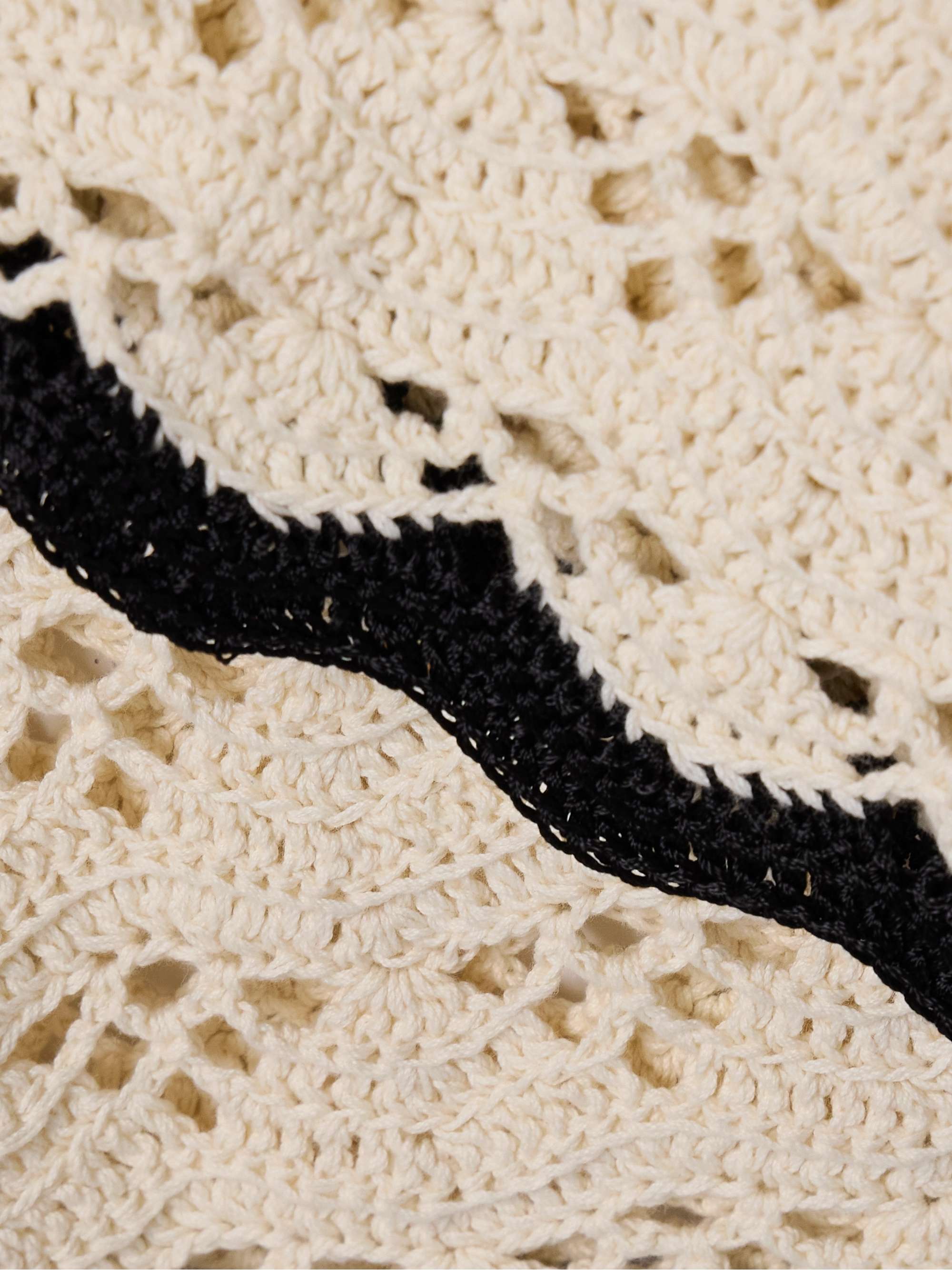 Rhiannon crocheted cotton midi skirt view
