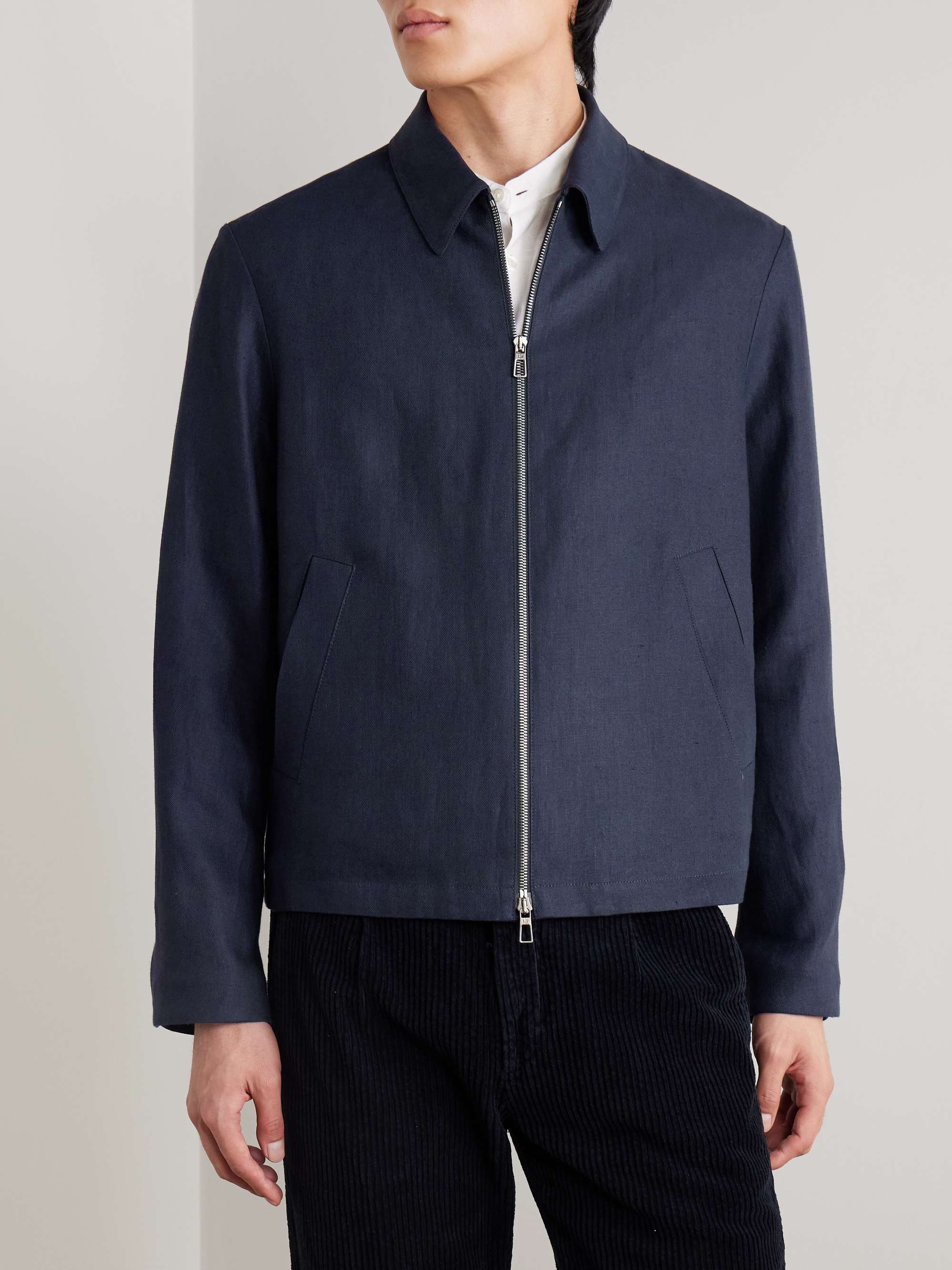 Maurin Linen-Twill Blouson Jacket view